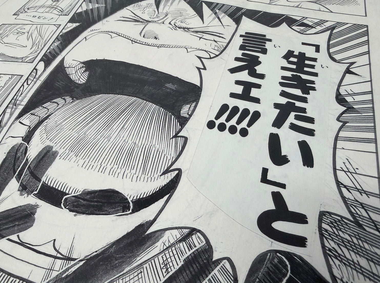 One Piece Numbered Limited Lottery Prize Reproduction ("Say you want to live!")