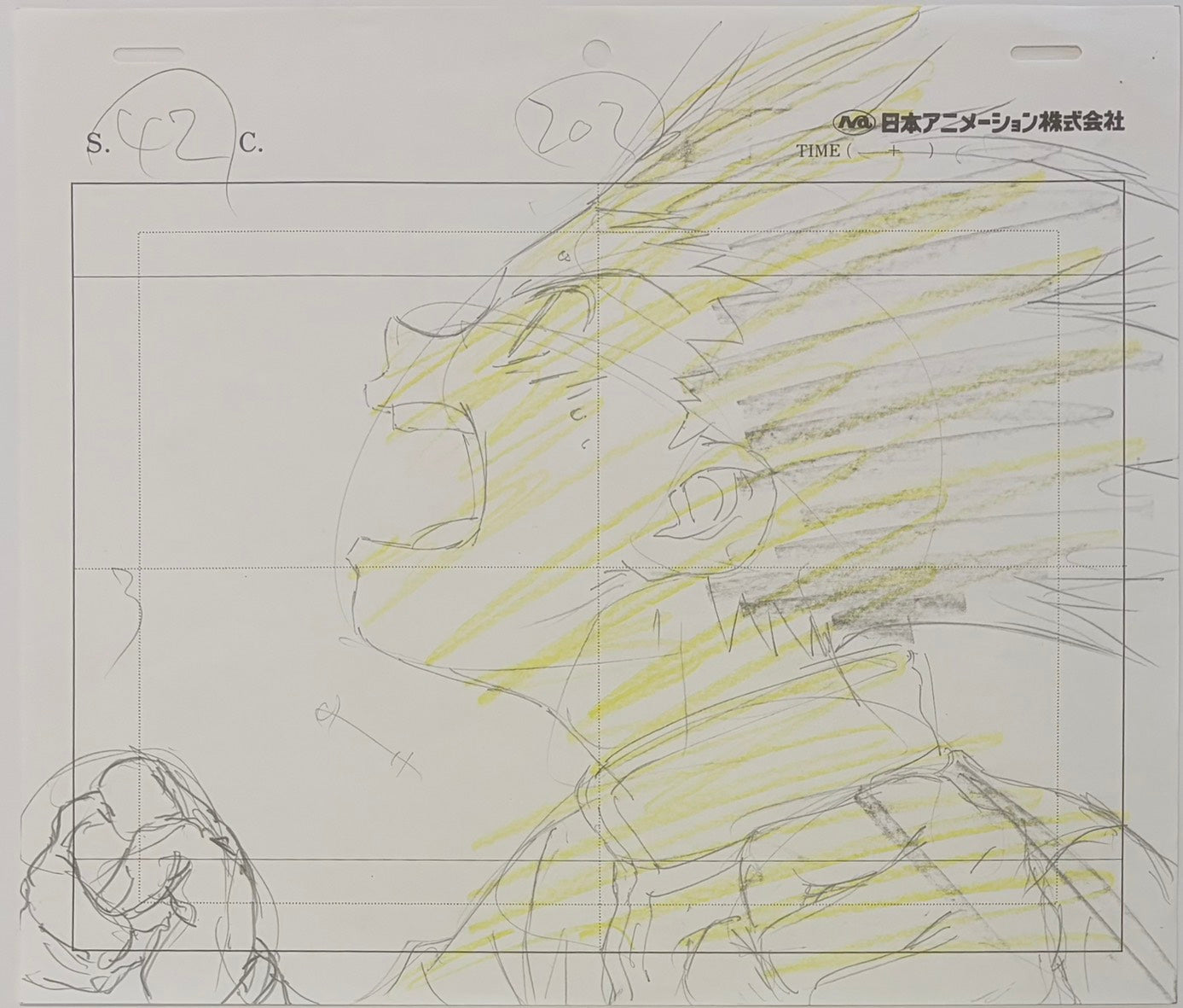 Hunter x Hunter (1999 Series) Original Layout & Genga (Gon Freecss) 2-Piece Set