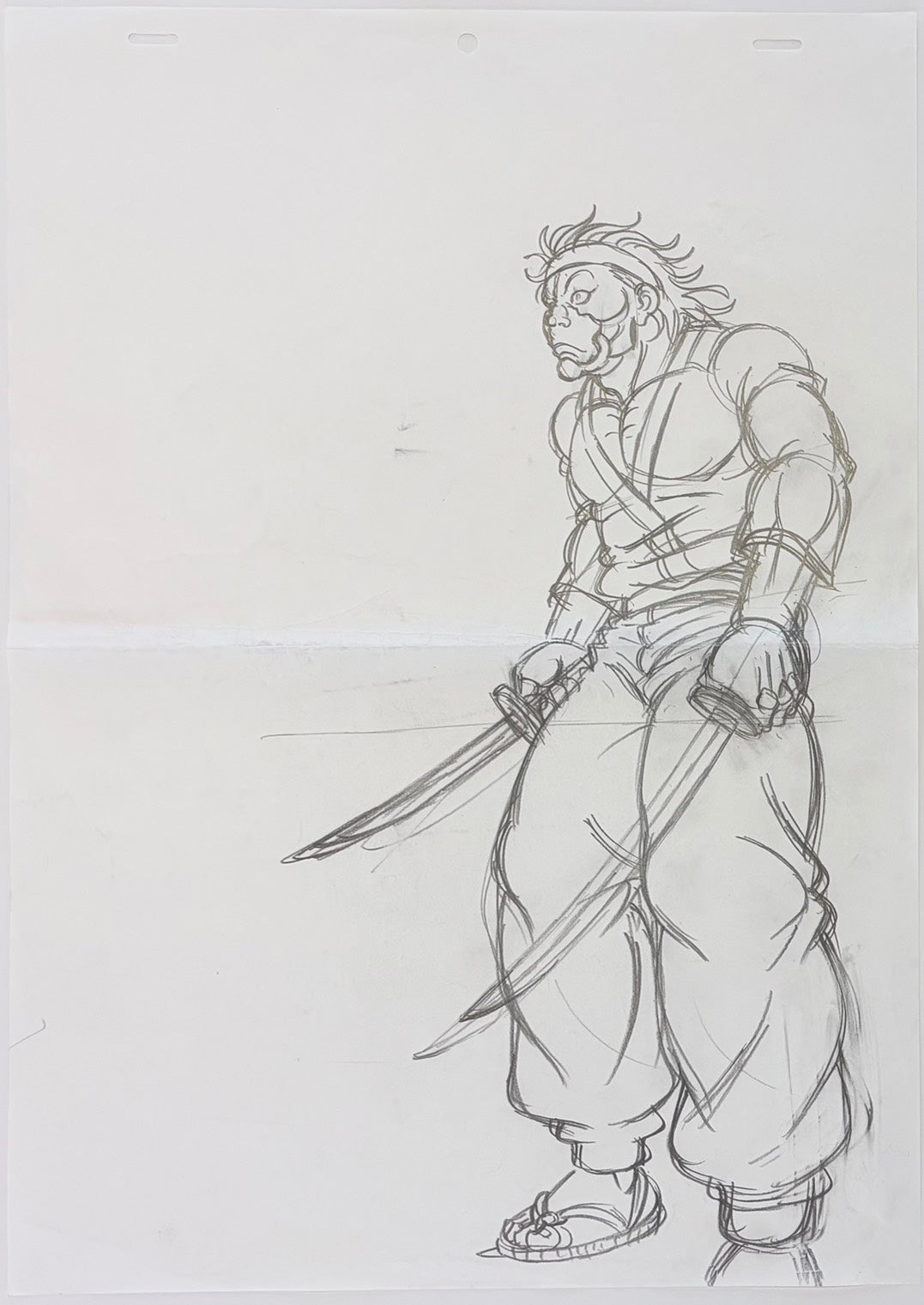 Baki Original Genga (Musashi Miyamoto)