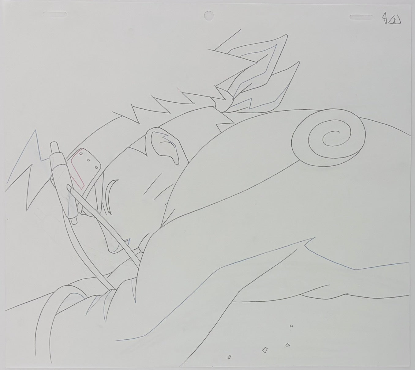 Naruto Original Genga, Douga & Layout Copy (Naruto Uzumaki) 5-Piece Set