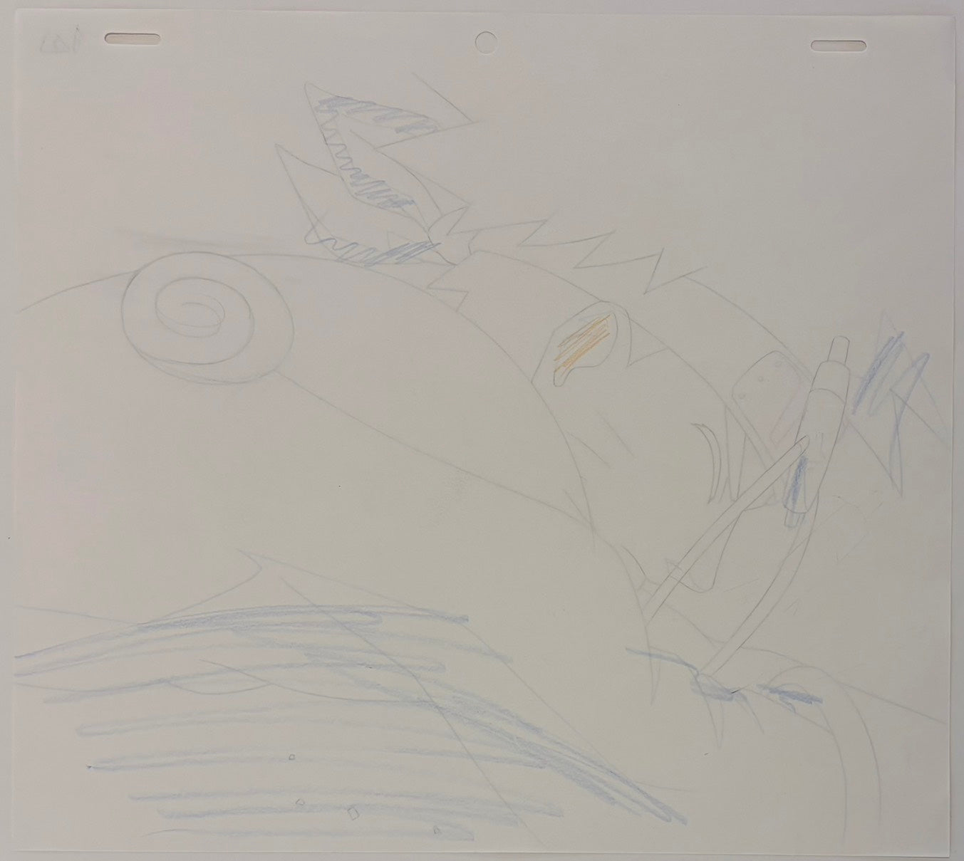 Naruto Original Genga, Douga & Layout Copy (Naruto Uzumaki) 5-Piece Set
