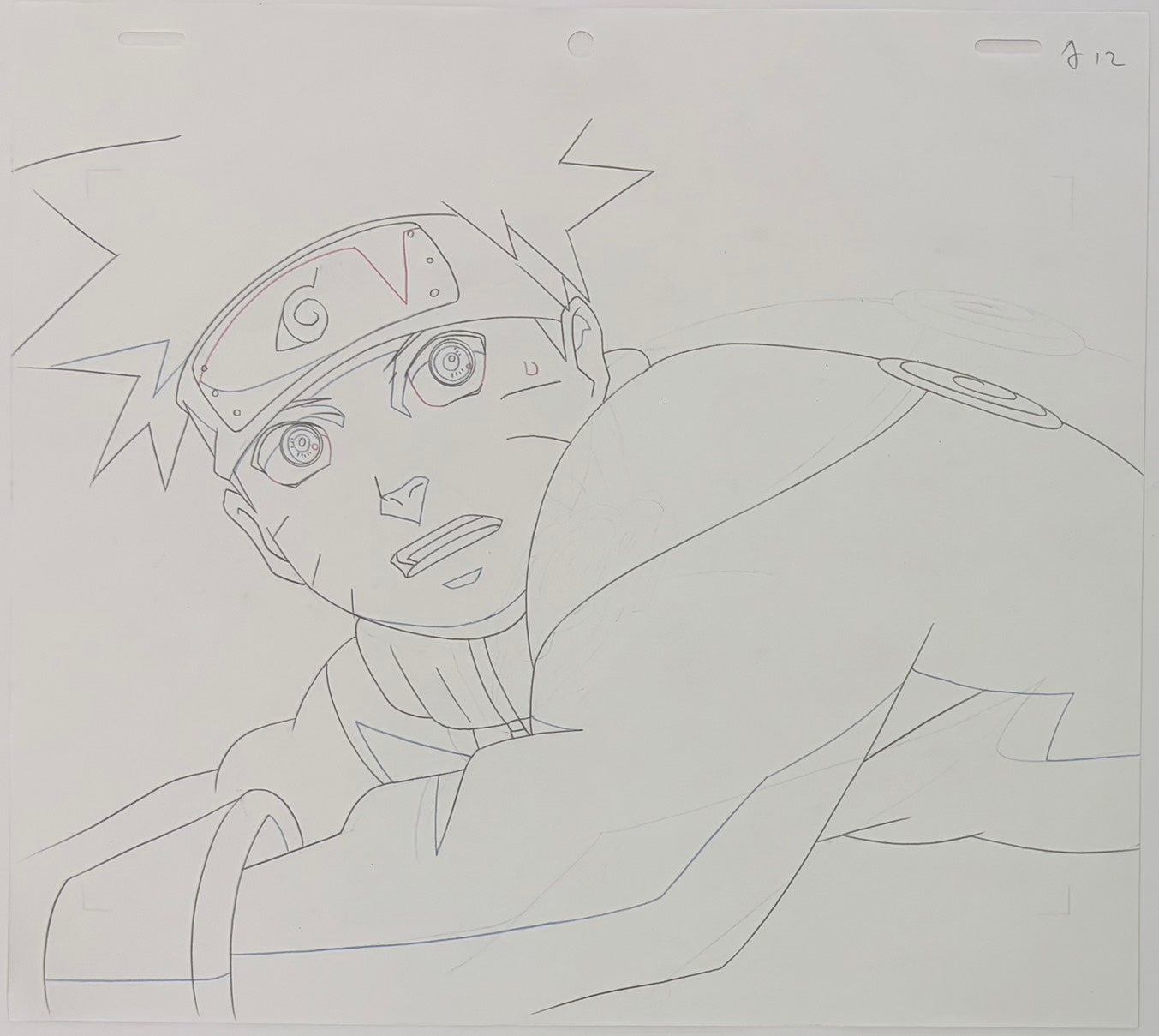 Set de 3 piezas de douga original de Naruto (Naruto Uzumaki)