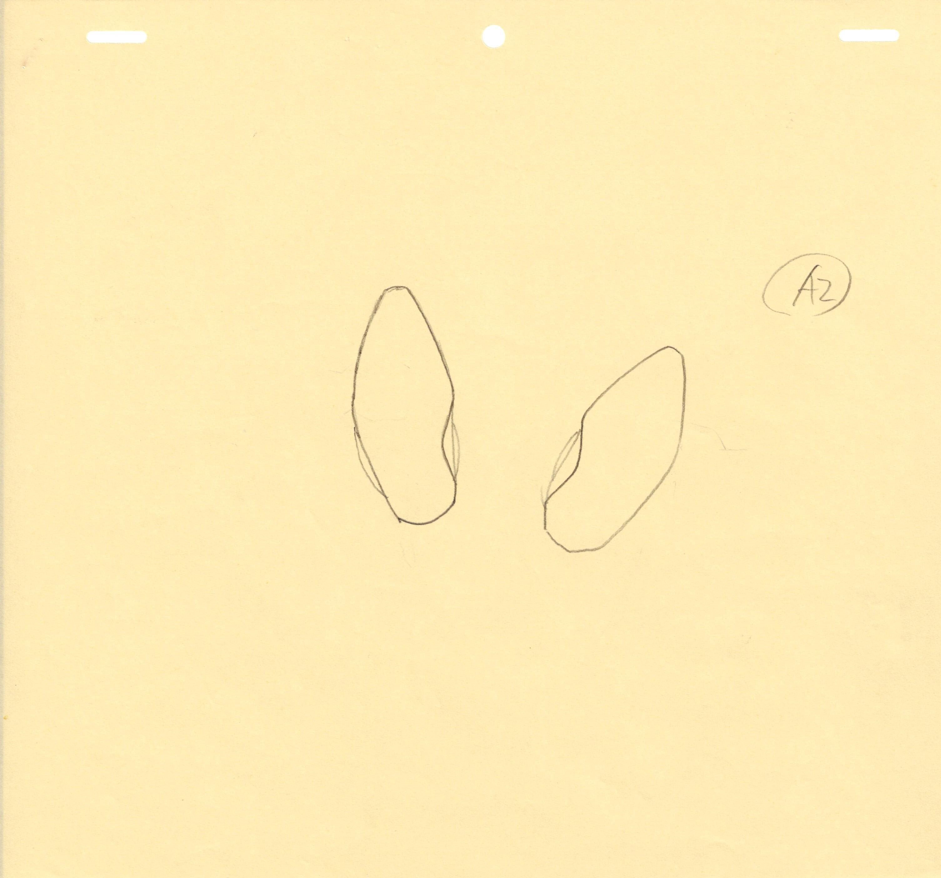 Dragon Ball Z Original Drawing (Son Goku) 2-page Set