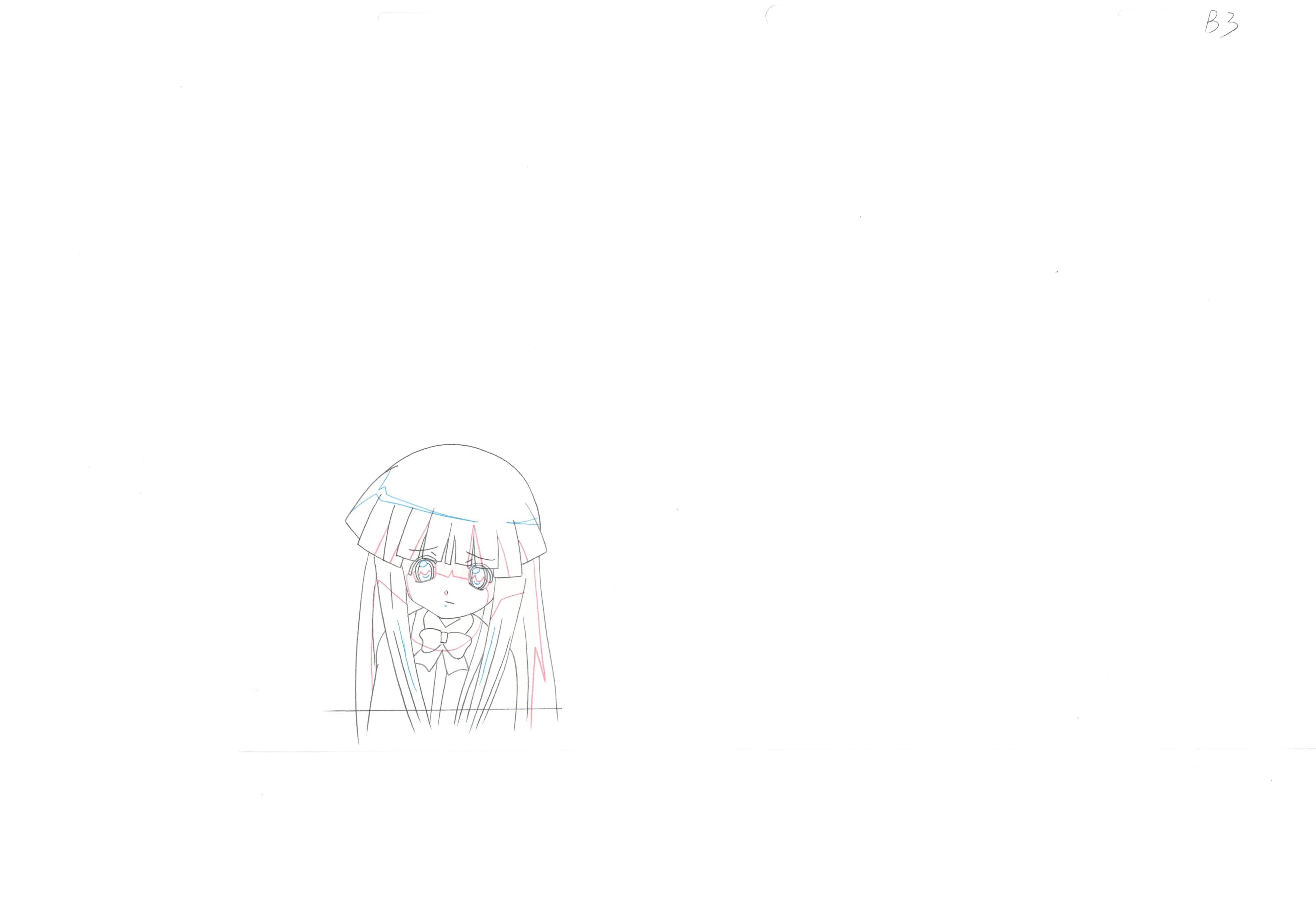 Higurashi When They Cry Original Drawing (Furude Rika) 4-page Set