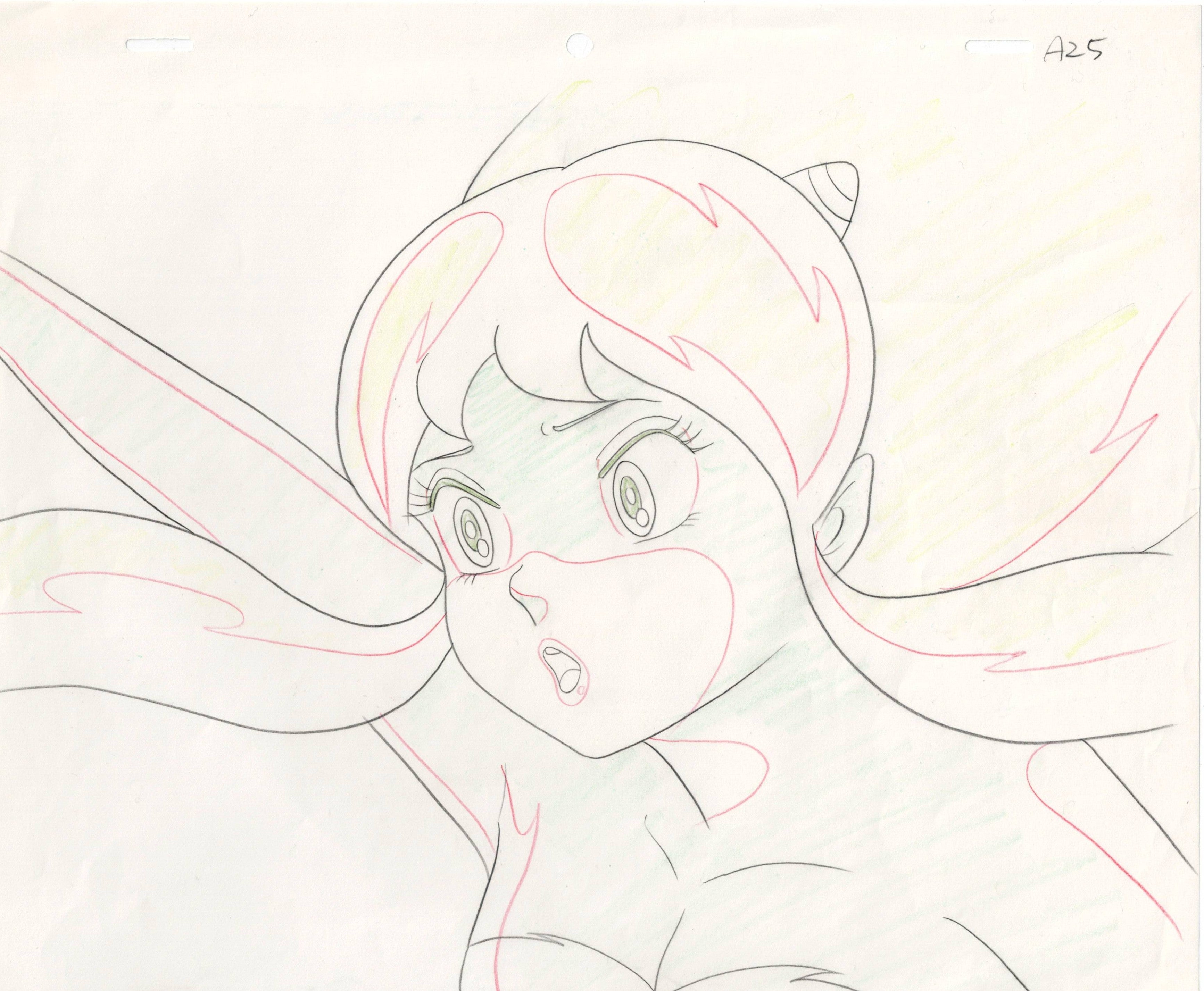 Urusei Yatsura Original Sketch (Lum)