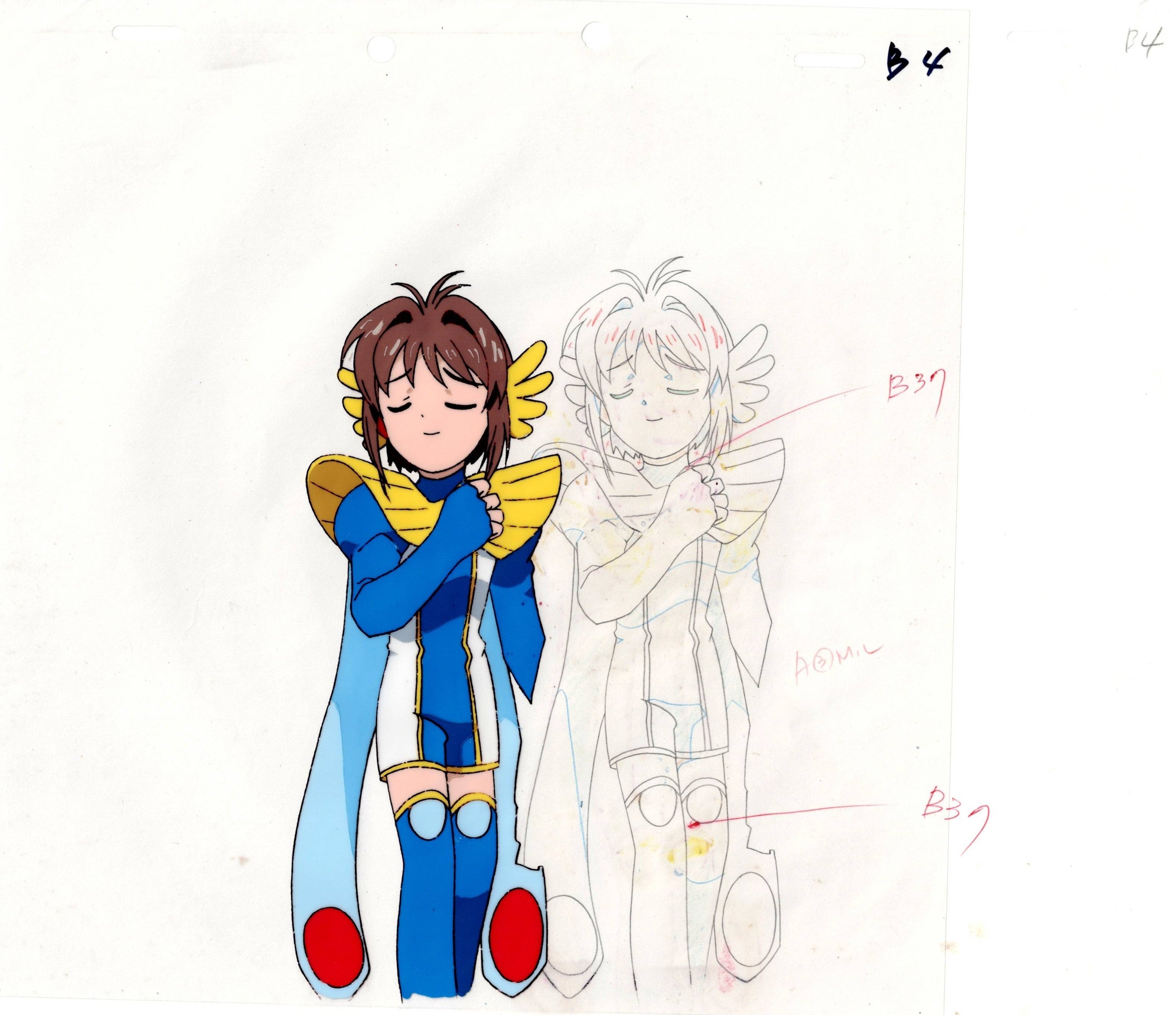 Cardcaptor Sakura Original Cel  & Drawing (Sakura Kinomoto)