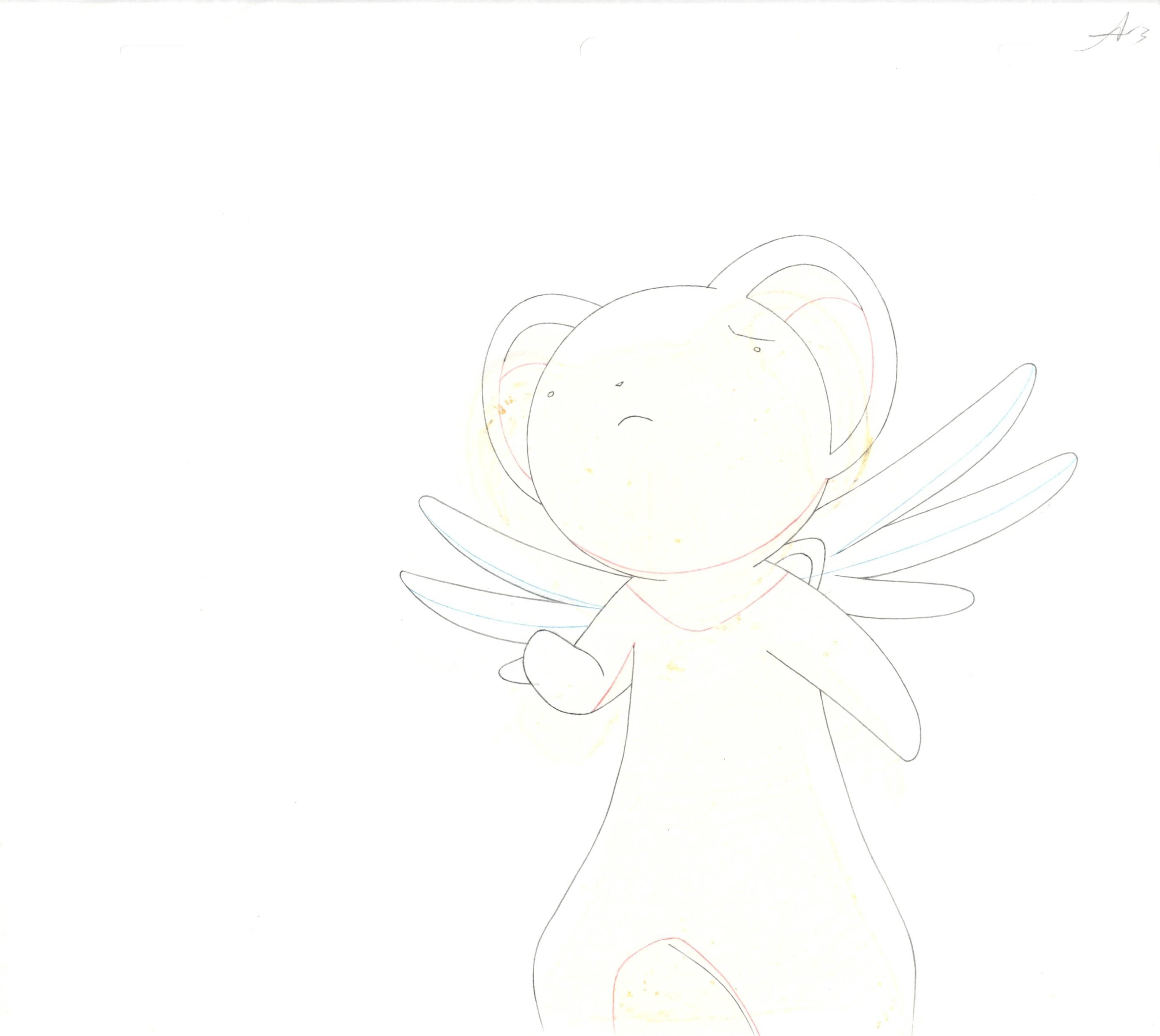 Cardcaptor Sakura Original Cel & Drawing (Cerberus/Kero-chan)