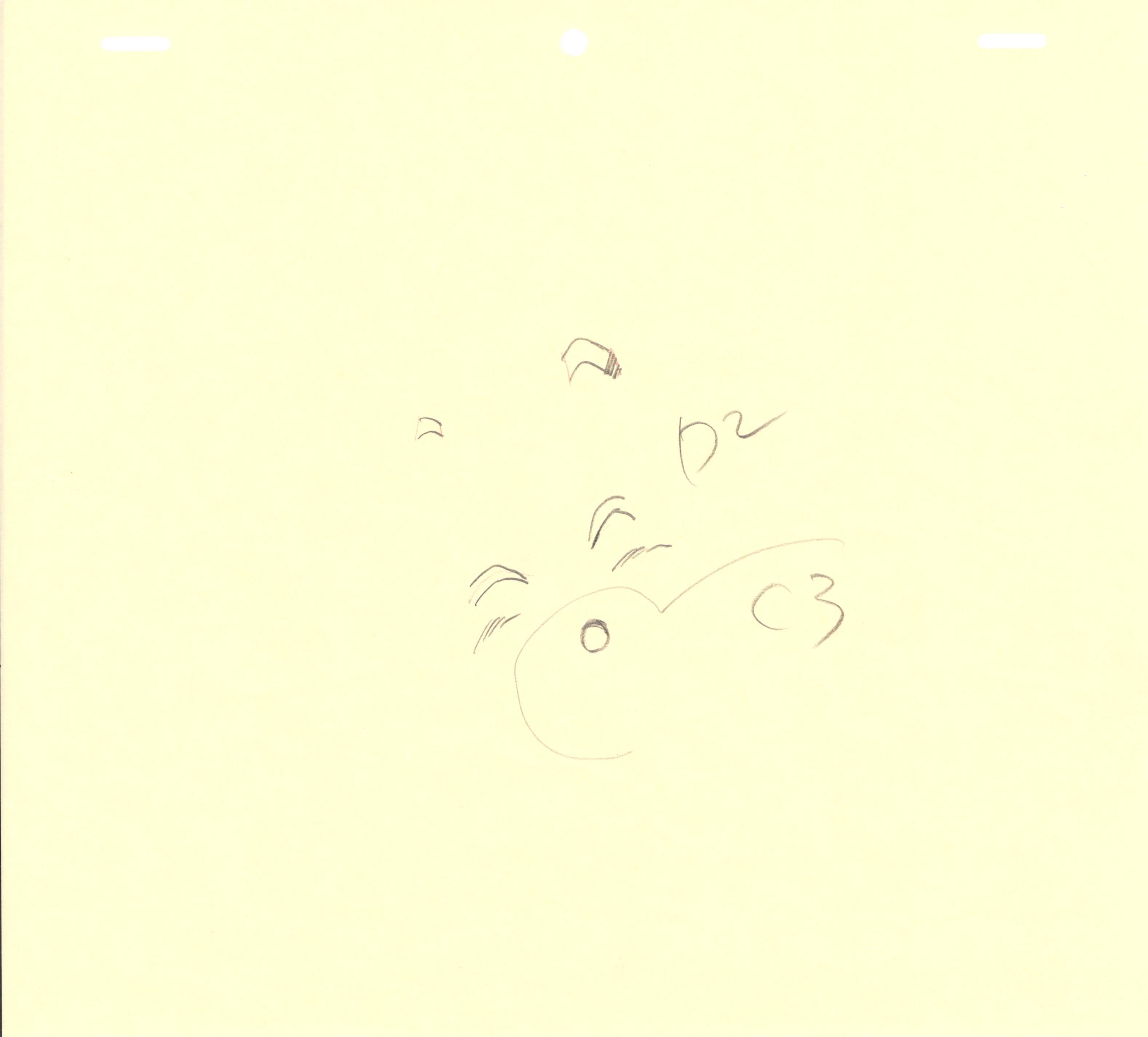 Dragon Ball Z Original Drawing (Son Gohan) 2-page set