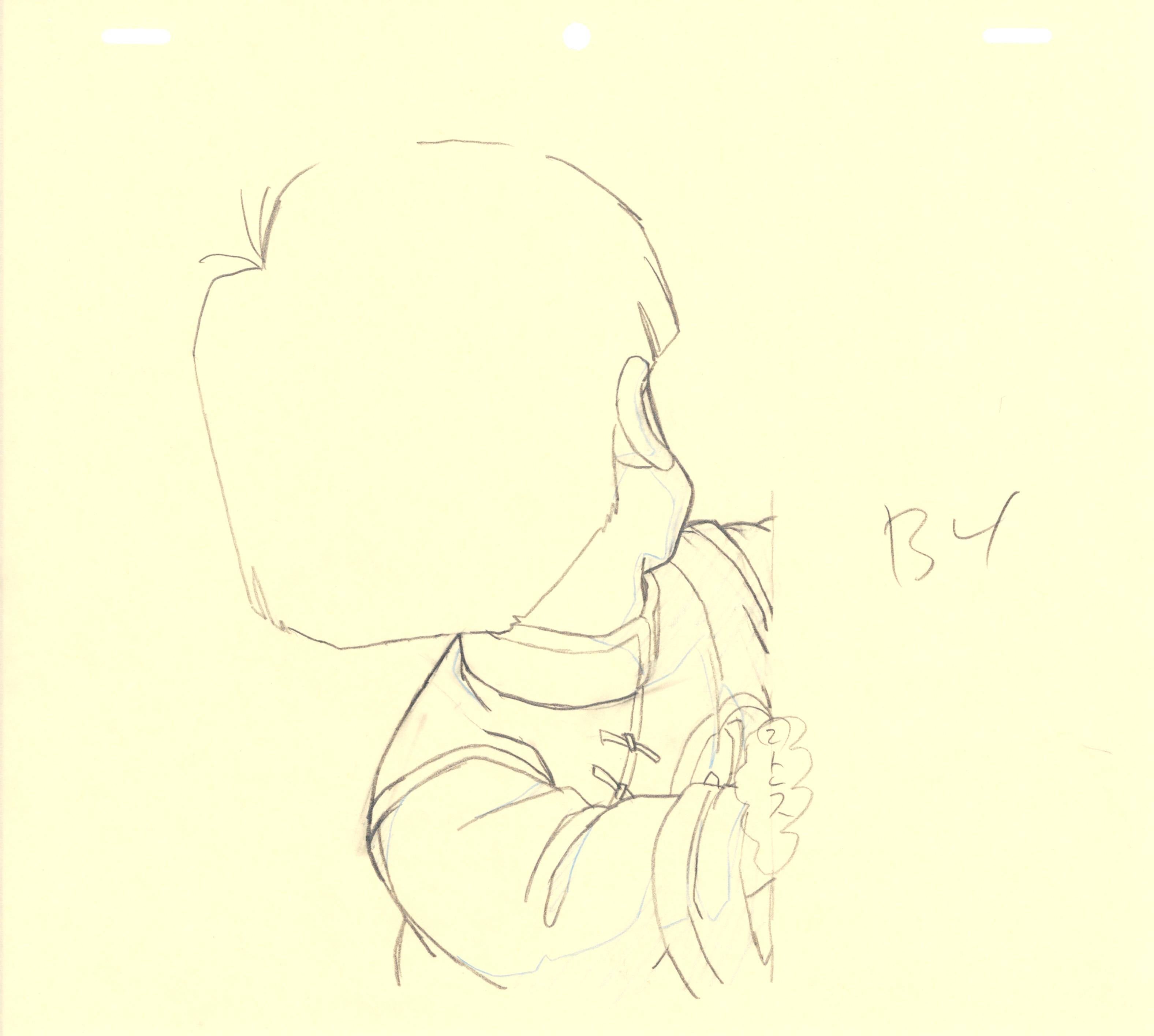Dragon Ball Z Original Drawing (Son Gohan) 3-page set