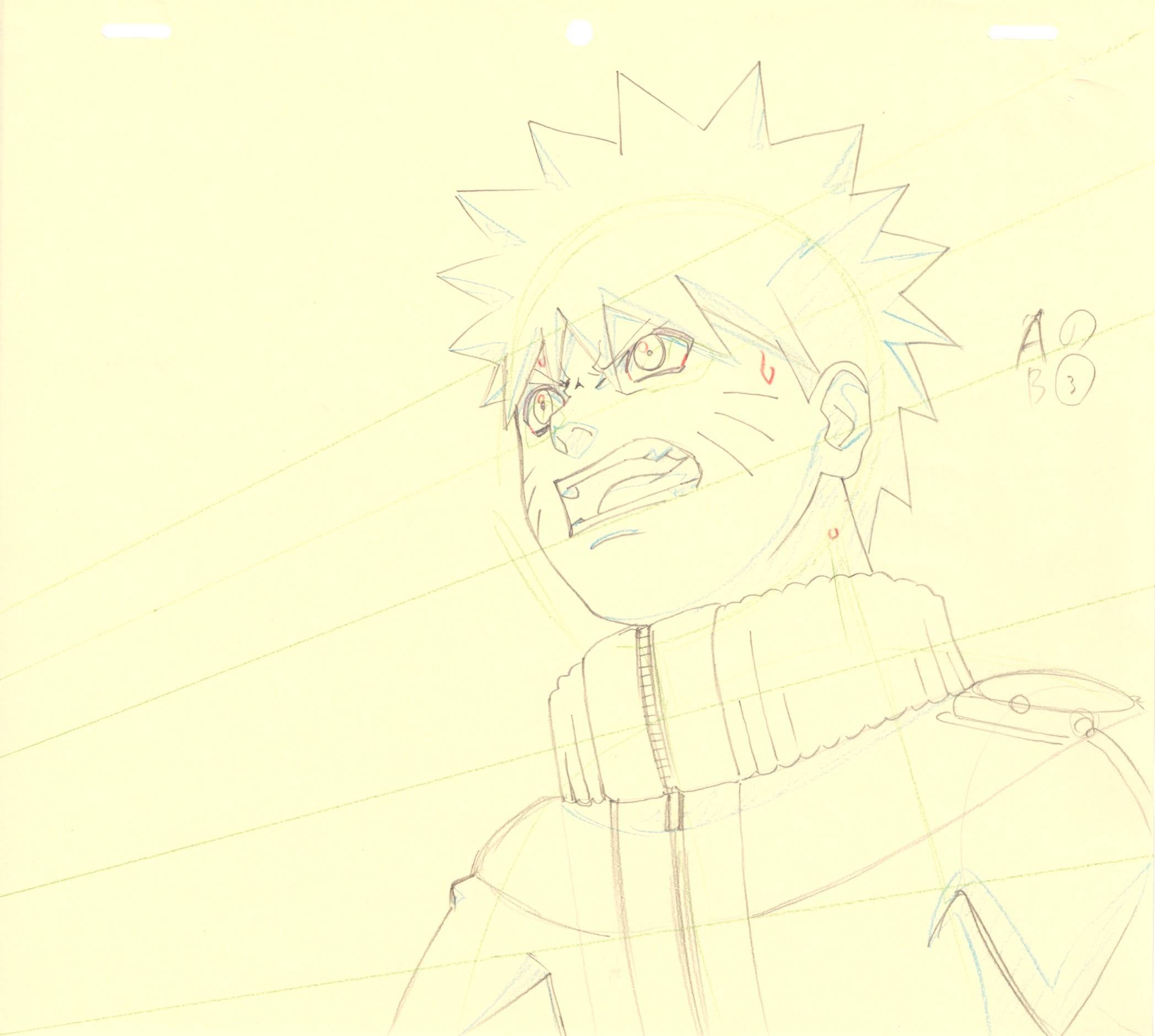 Naruto Original Drawing (Naruto Uzumaki)