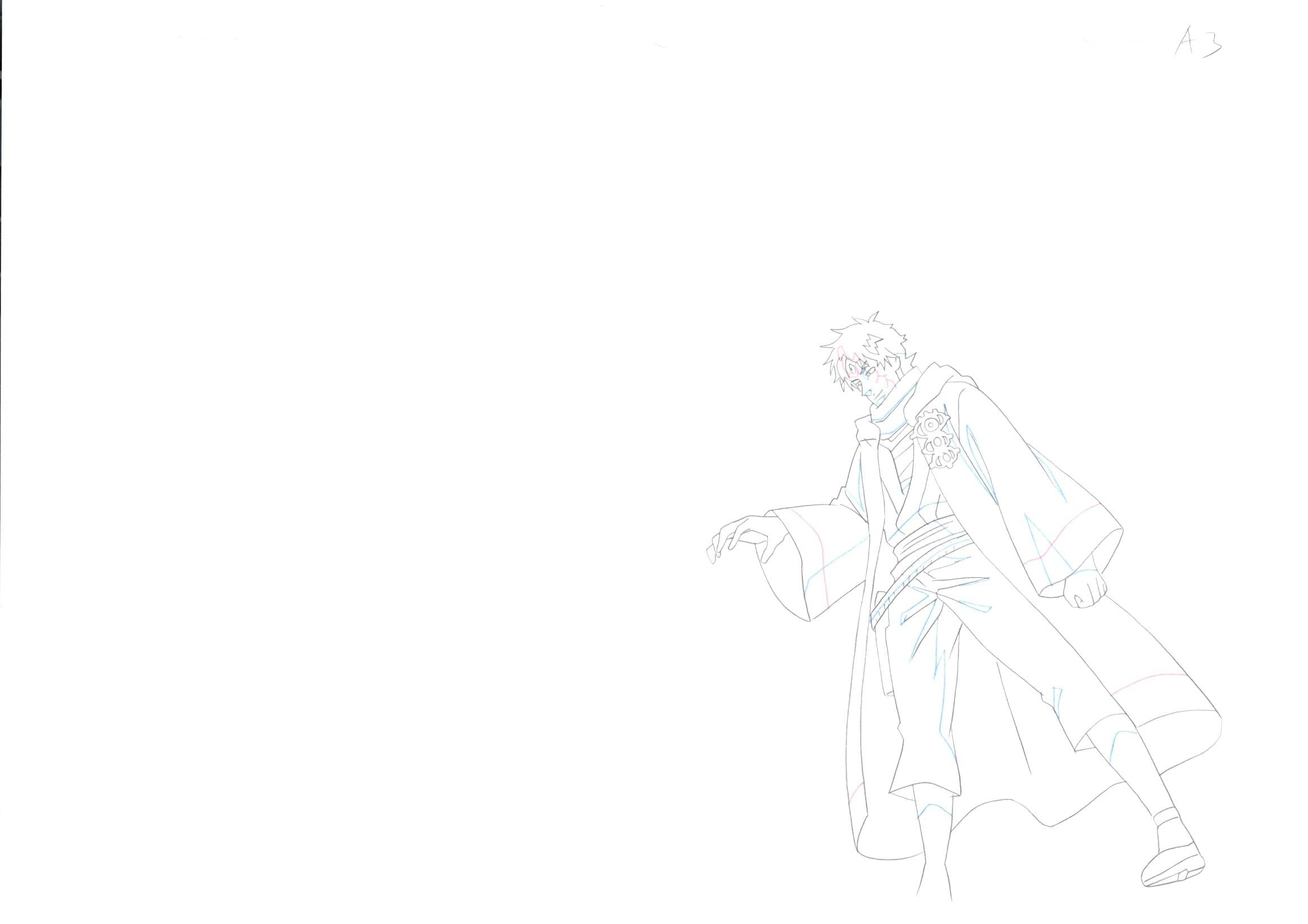 Black Clover Original Sketch (Rhya) 3-page Set