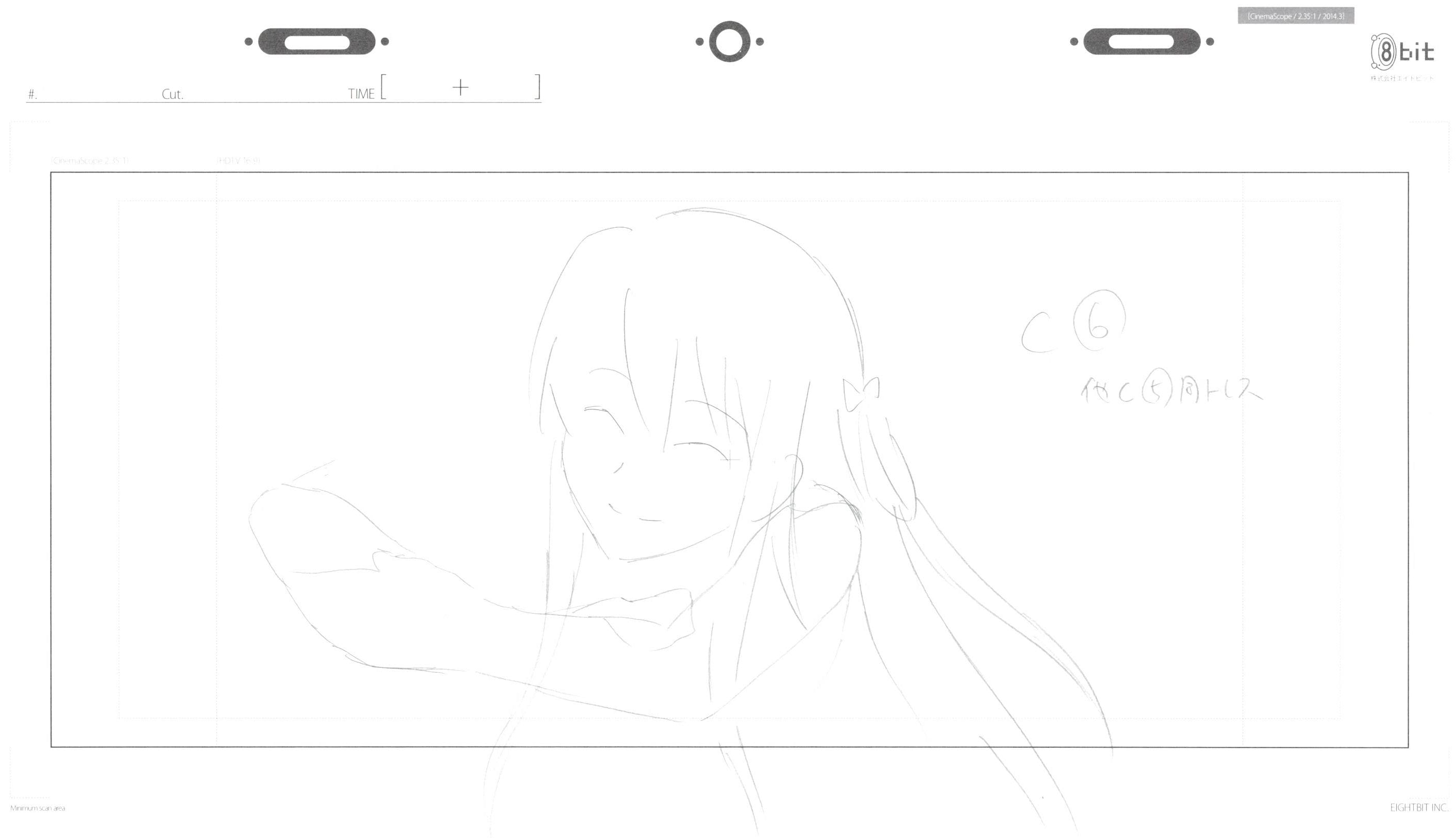The Fruit of Grisaia Original Drawing (Amane Suou, Yuuji Kazami) 6-page Set