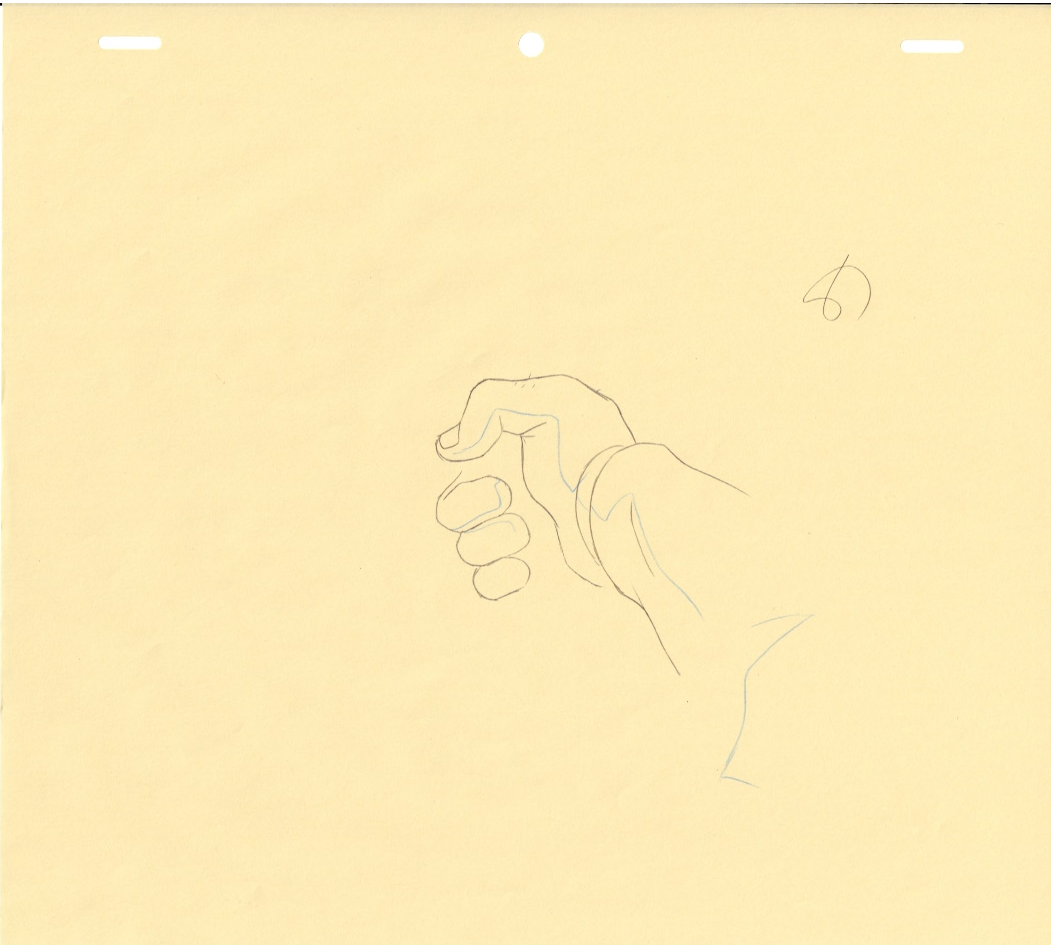 Lupin III boceto original (Pistola)