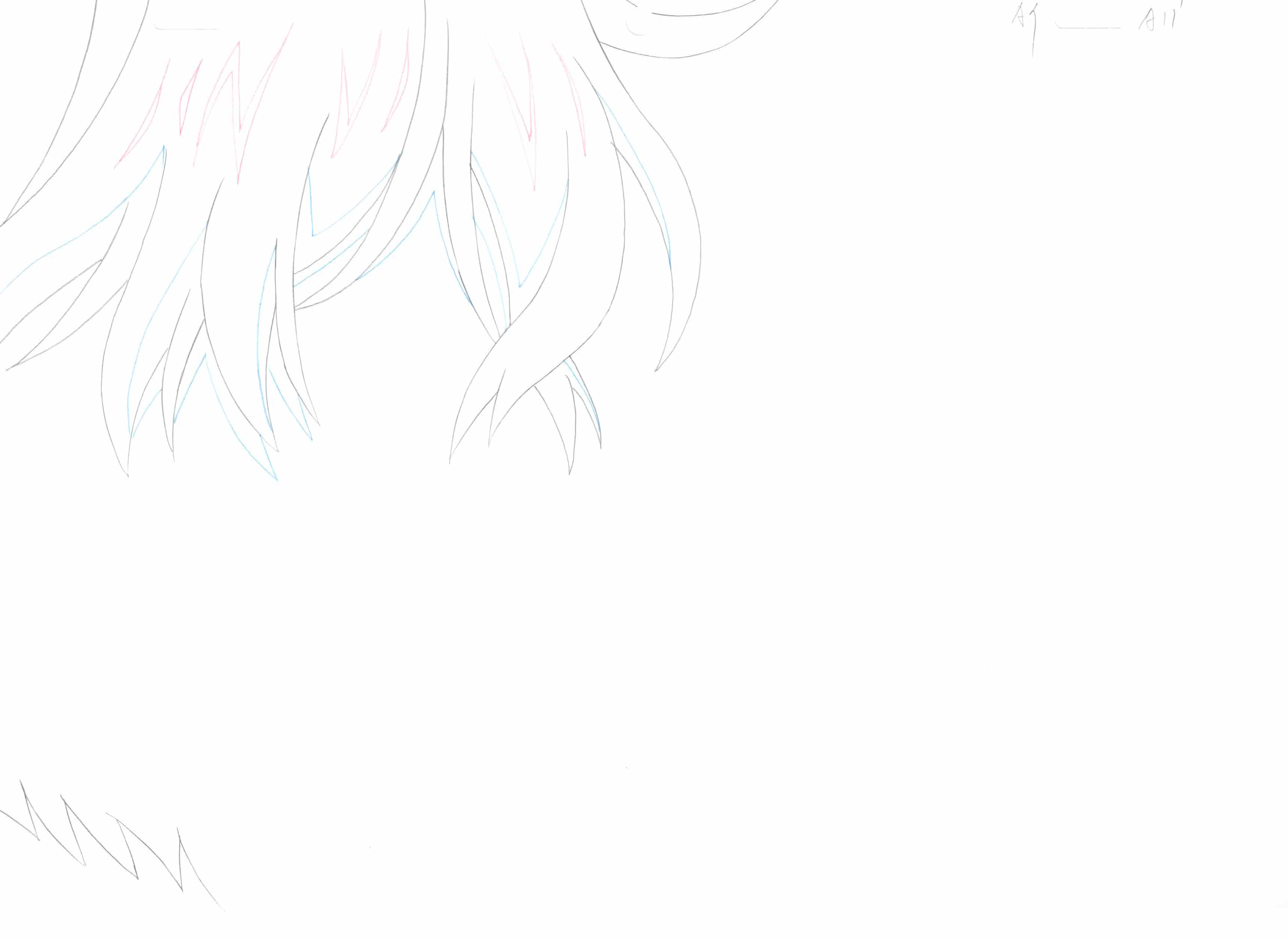 Black Clover Original Sketch (Yuno Grinberryall, Sylph) 19 Page Set