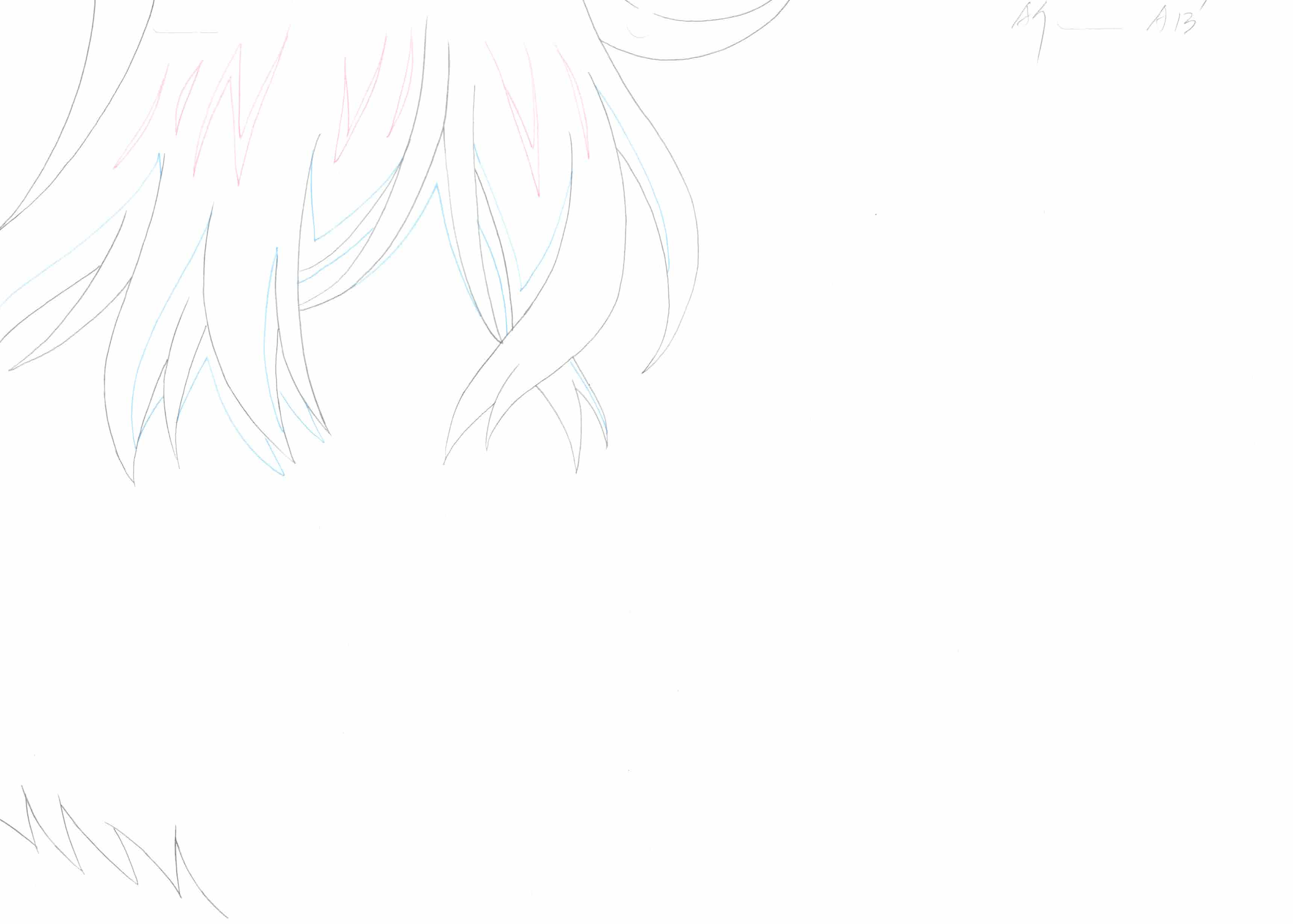 Black Clover Original Sketch (Yuno Grinberryall, Sylph) 19 Page Set