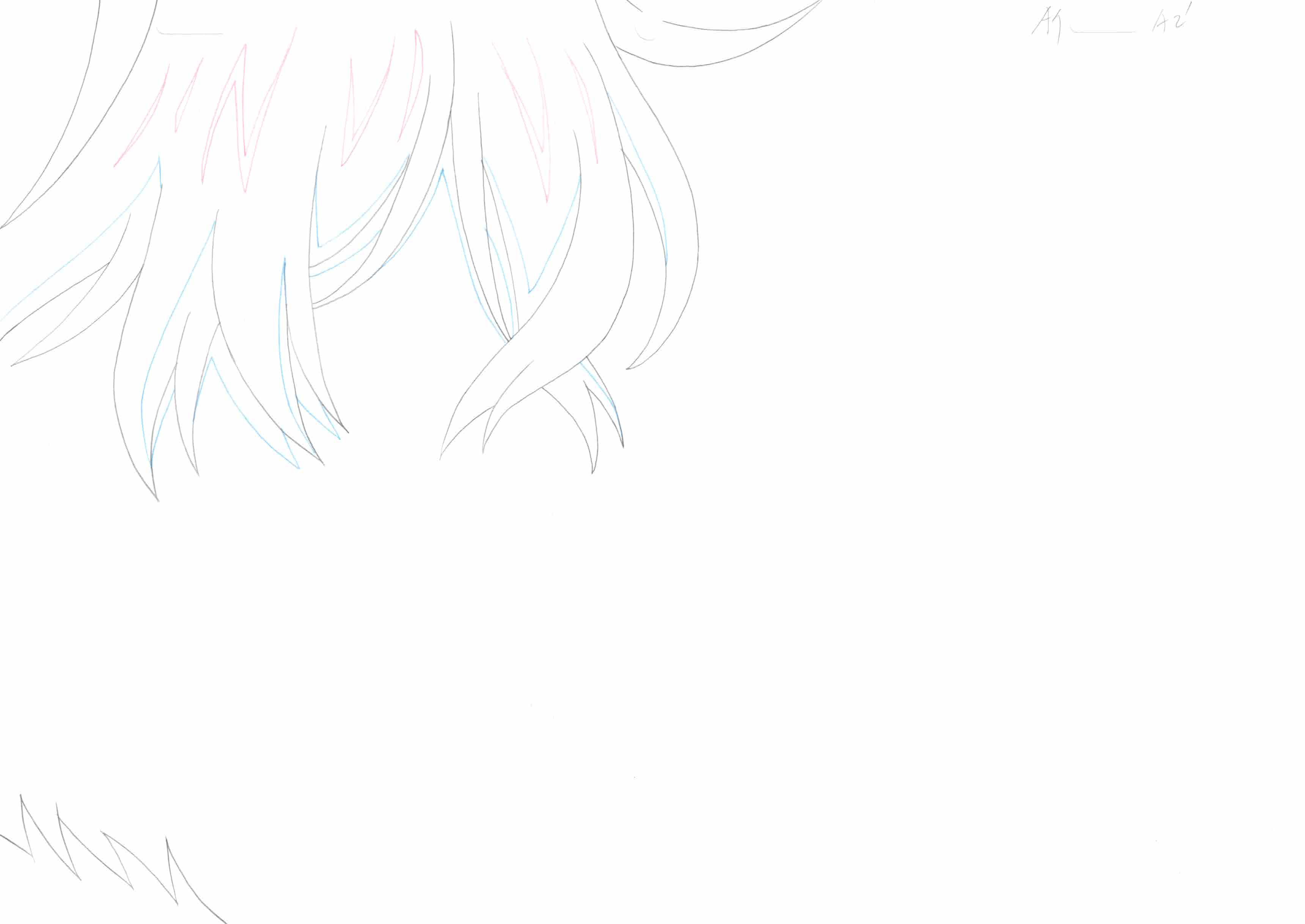 Black Clover Original Sketch (Yuno Grinberryall, Sylph) 19 Page Set