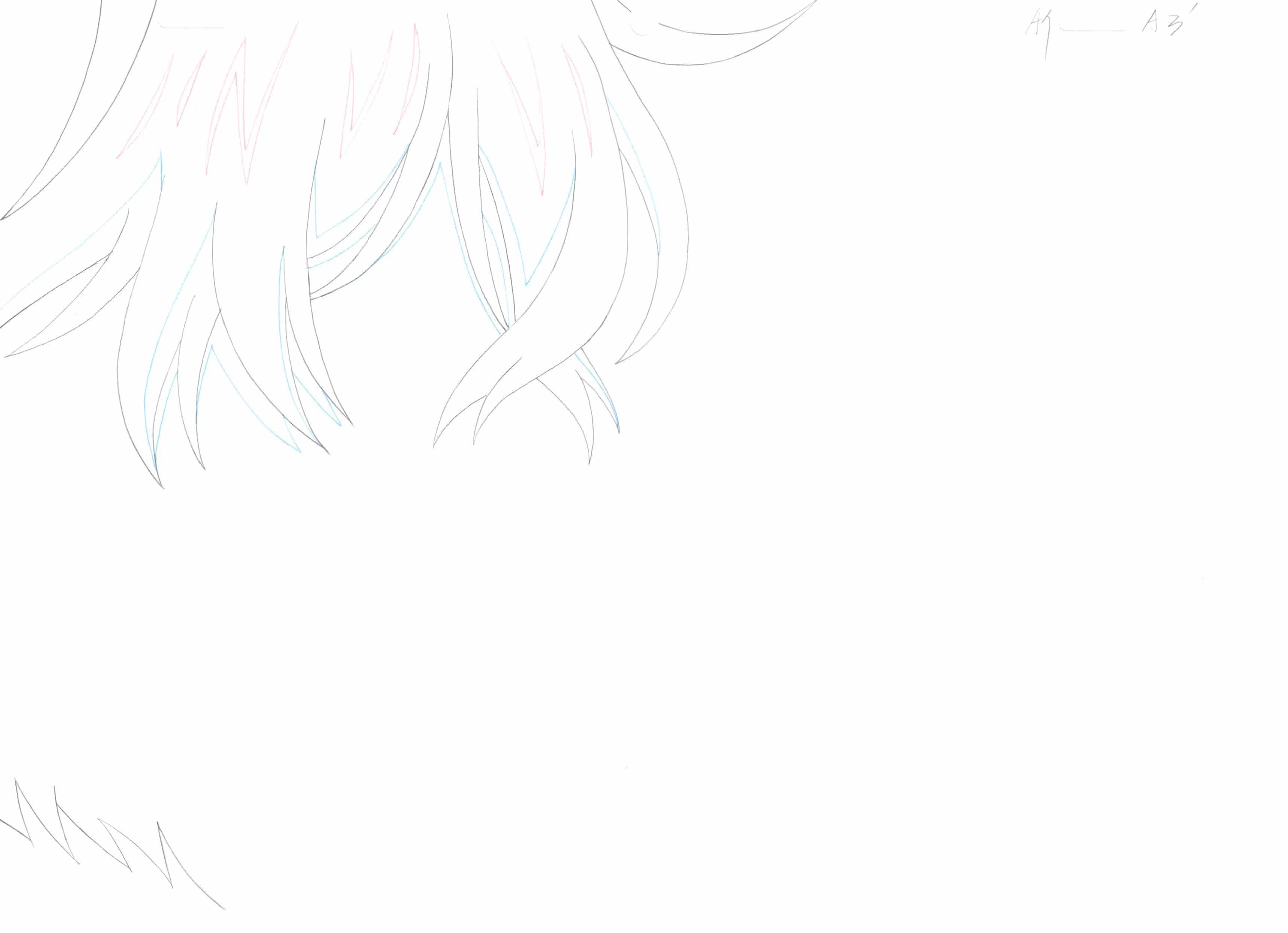 Black Clover Original Sketch (Yuno Grinberryall, Sylph) 19 Page Set