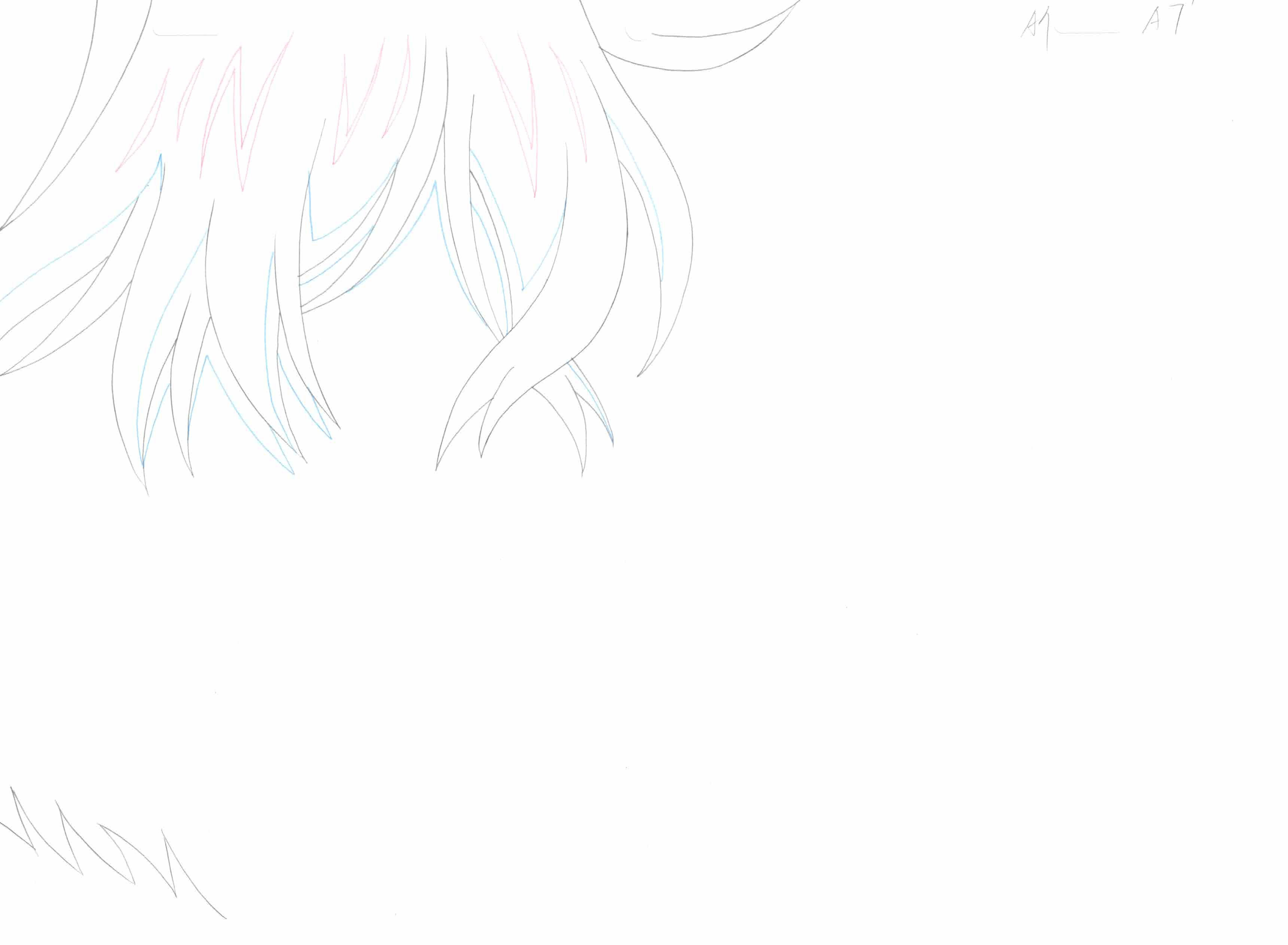 Black Clover Original Sketch (Yuno Grinberryall, Sylph) 19 Page Set