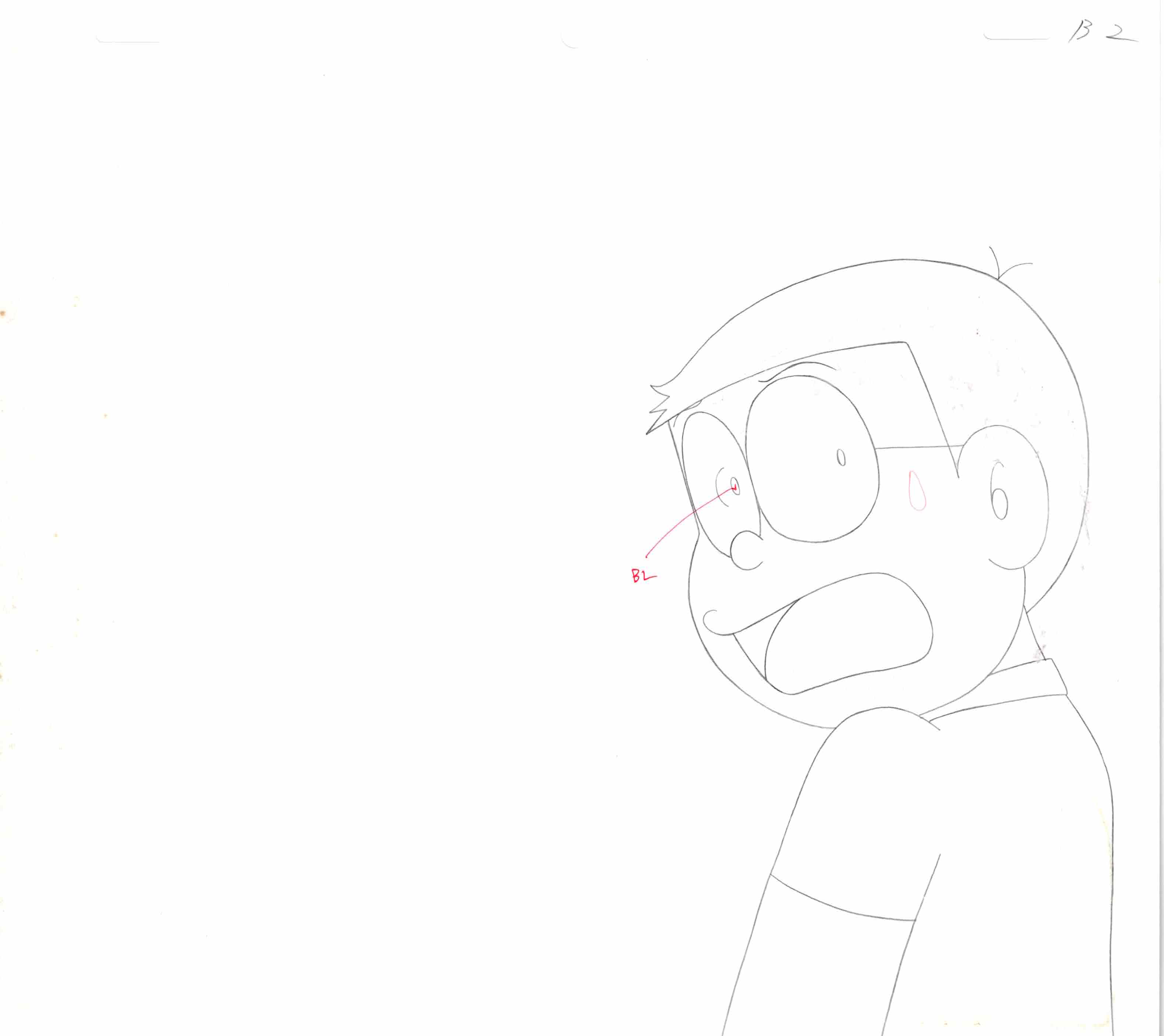 Doraemon Original Cel & Drawing 5 page set