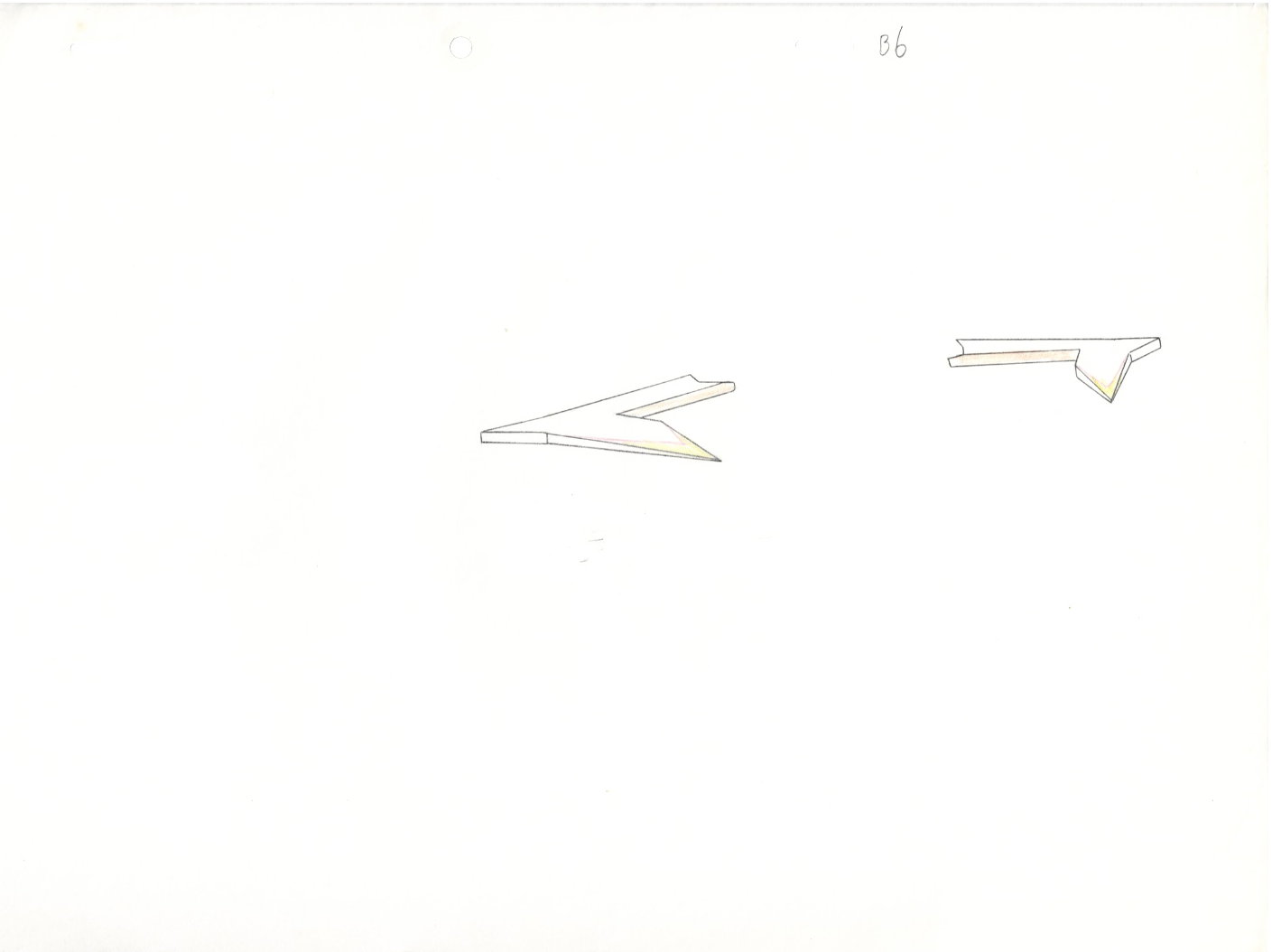 Mobile Suit Gundam Wing (Gundam Deathscythe) Original Cel and Drawing 12 page set