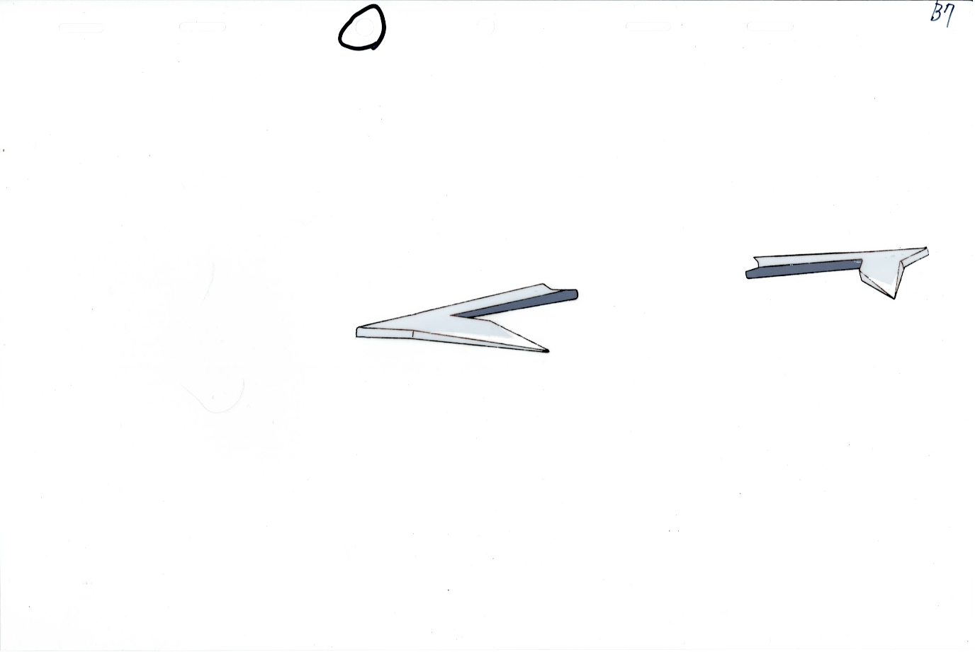 Mobile Suit Gundam Wing (Gundam Deathscythe) Original Cel and Drawing 12 page set