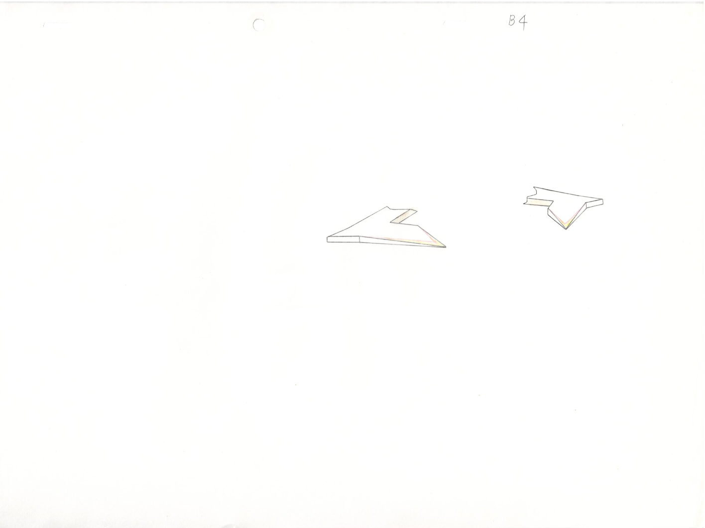 Mobile Suit Gundam Wing (Gundam Deathscythe) Original Cel and Drawing 12 page set