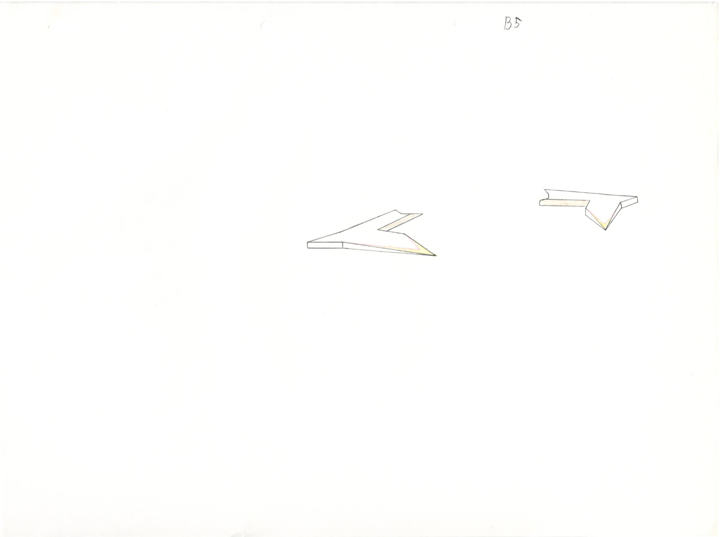 Mobile Suit Gundam Wing (Gundam Deathscythe) Original Cel and Drawing 12 page set