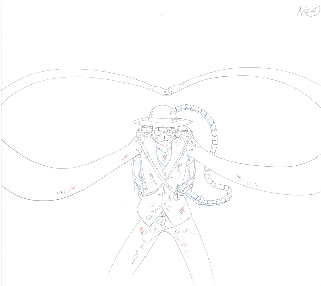 One Piece Original Drawing 2-Page Set (Monkey D Luffy)