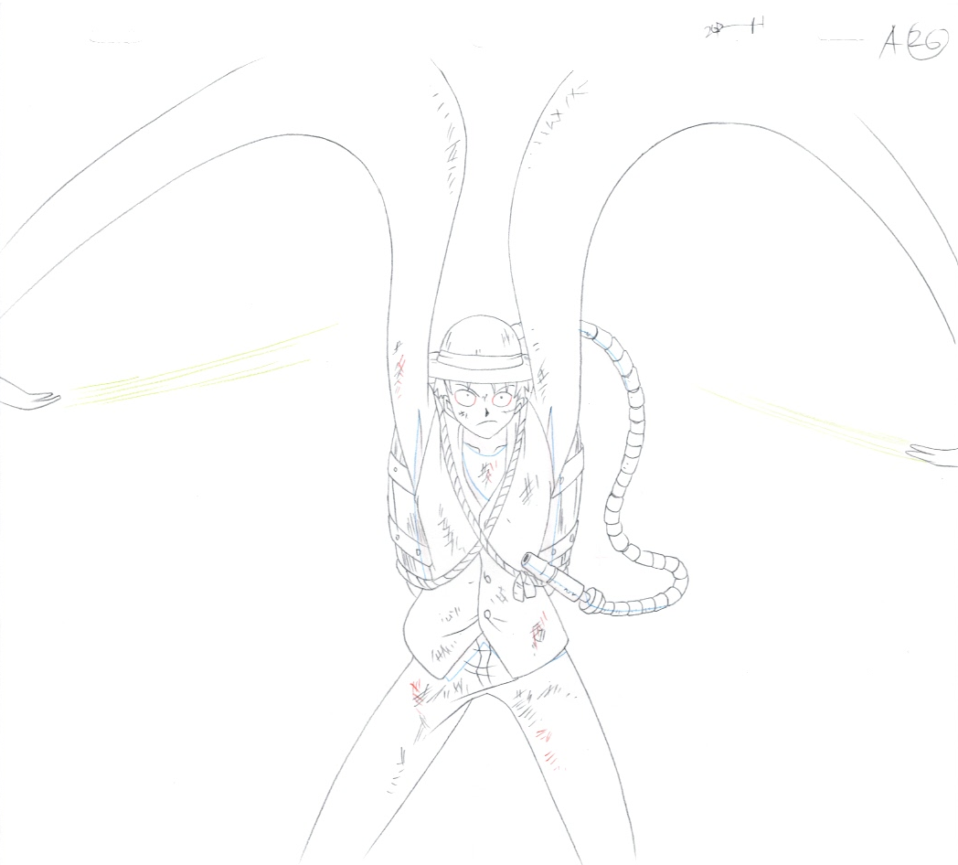 One Piece Original Drawing 2-Page Set (Monkey D Luffy)