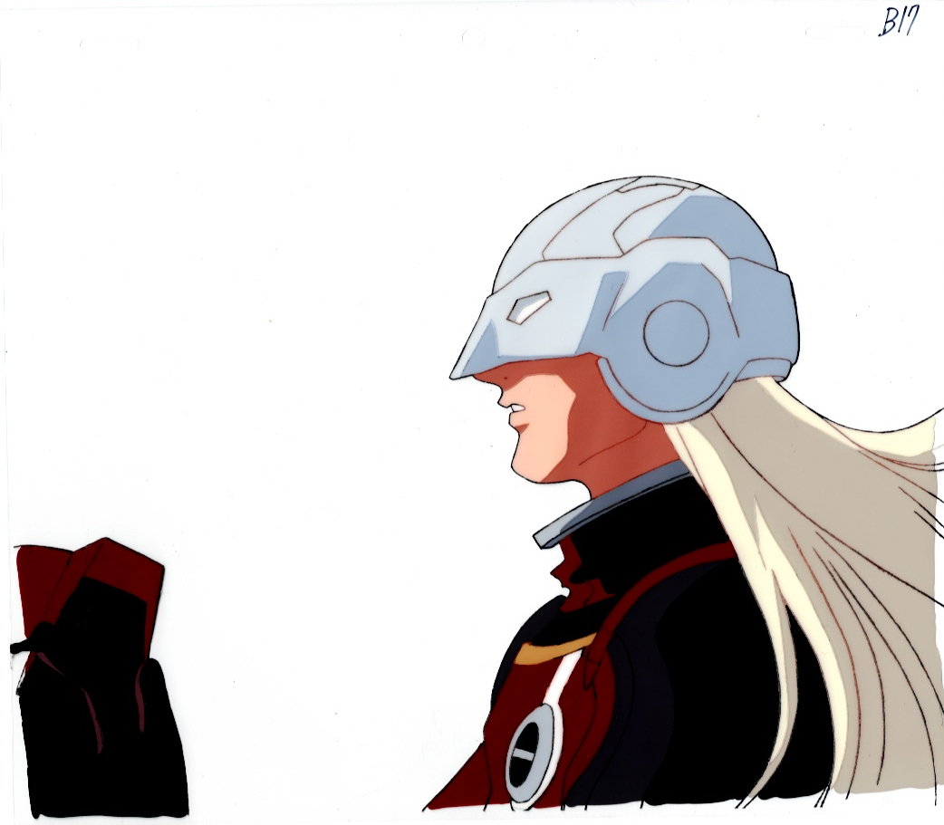 Mobile Suit Gundam Wing (Zechs Merquise) Original Cel and Drawing