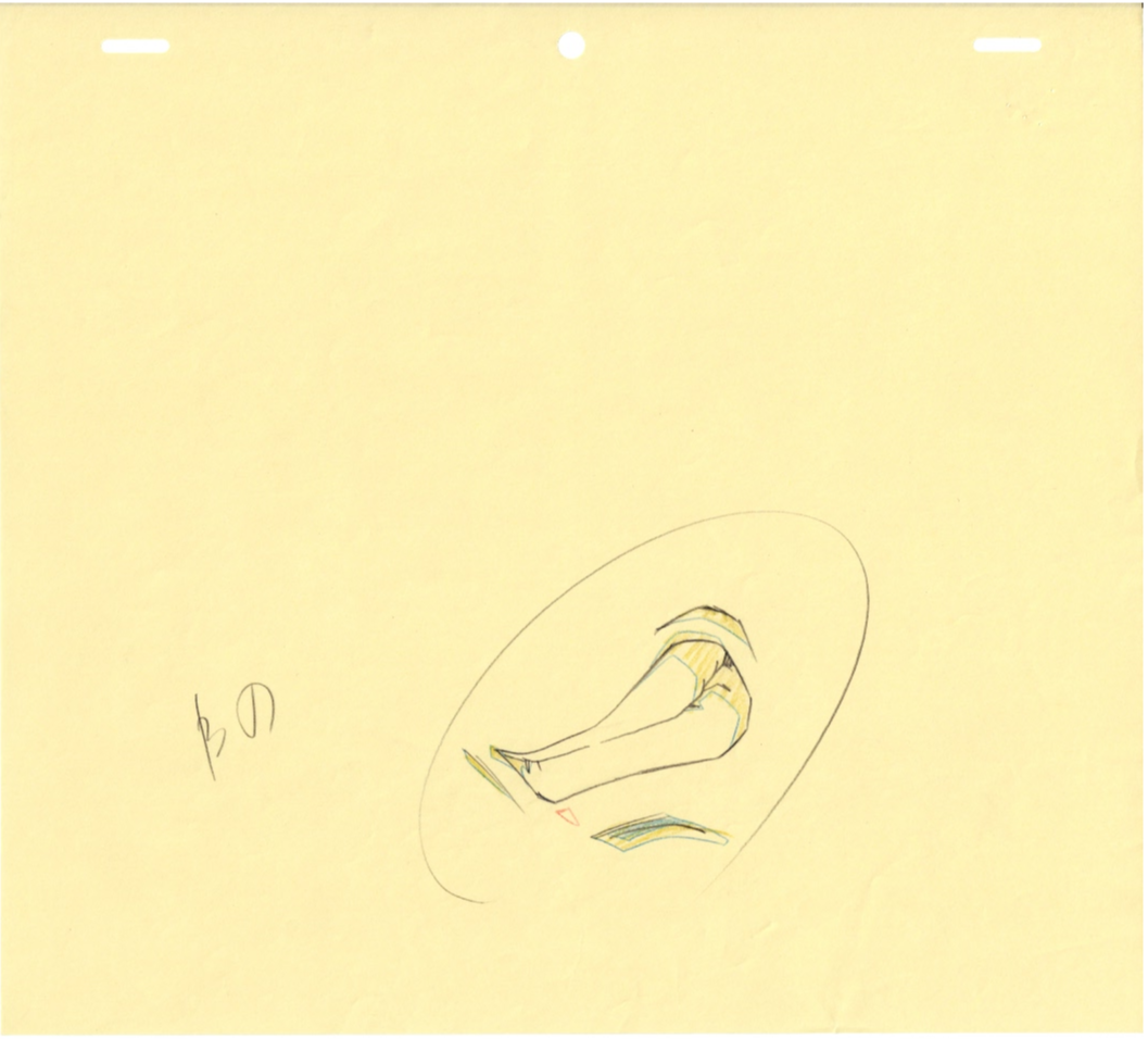 Dragon Ball GT Original Drawing (Son Goku) 4-page set & Layout Copy