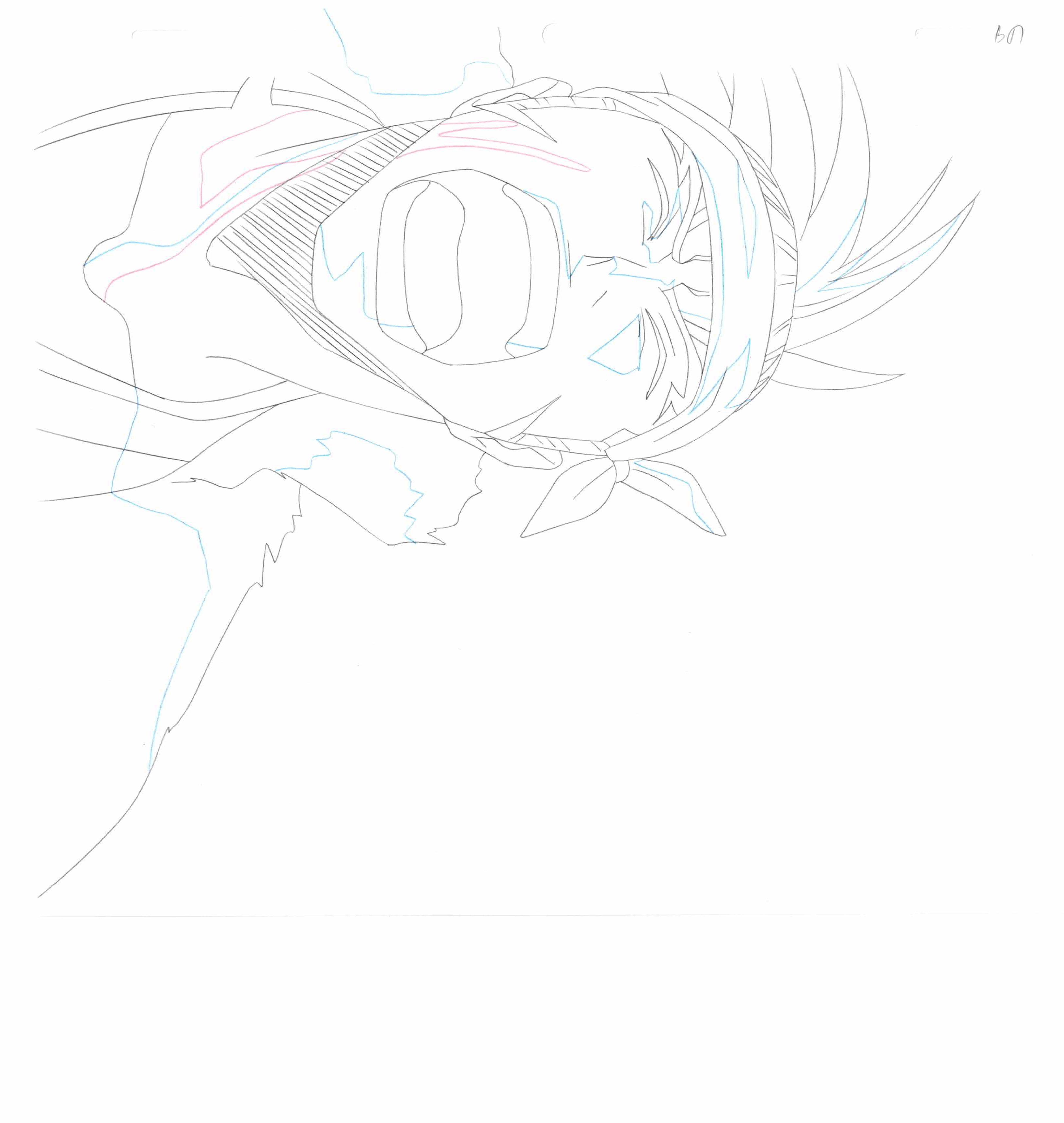 Bleach Original Drawing (Renji Abarai) 19 Page set