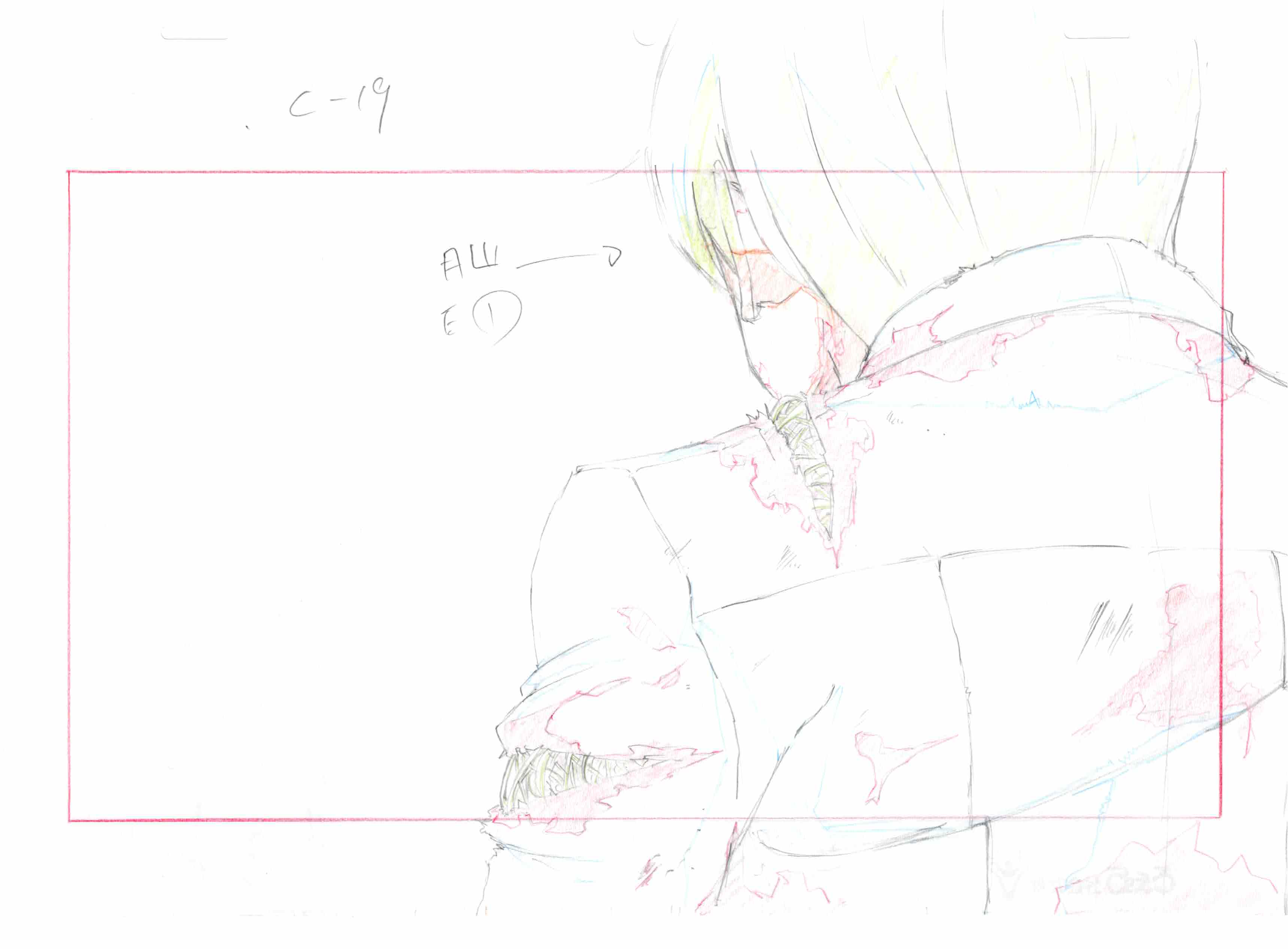 Tokyo Ghoul Original Sketch (Kirishima Touka)