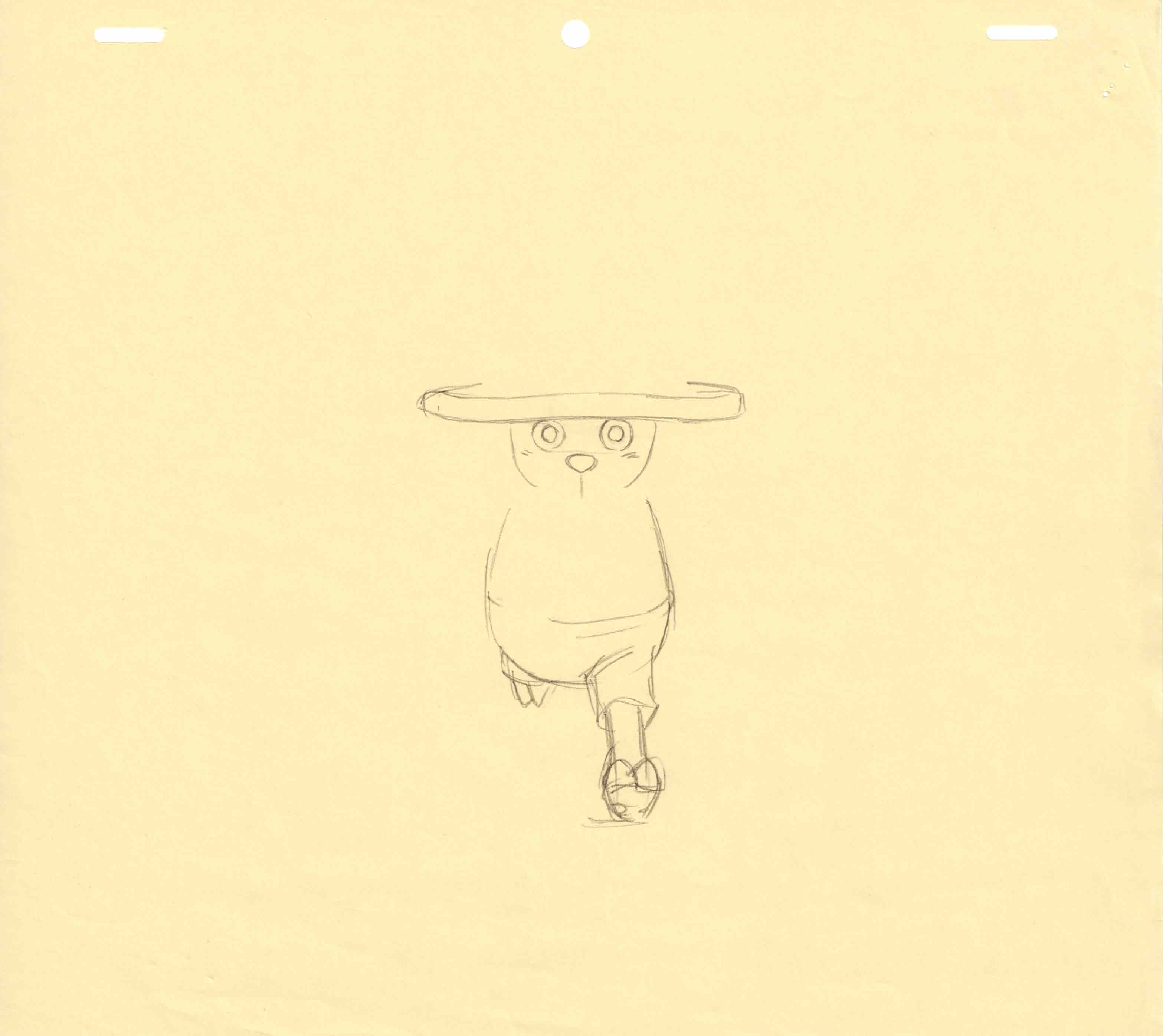 Boceto original de One Piece (Chopper)
