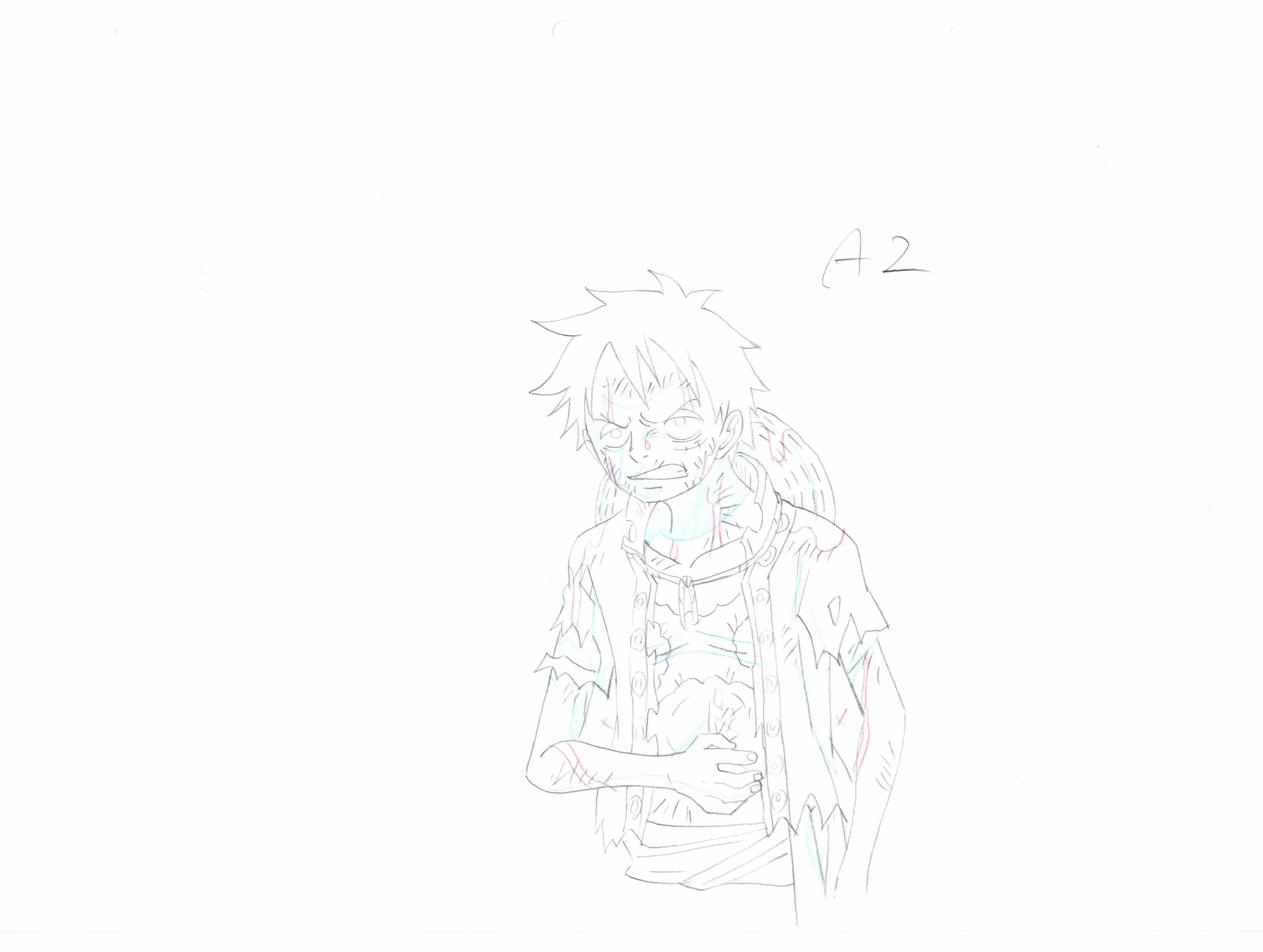 海贼王原画（蒙奇·D·路飞）
