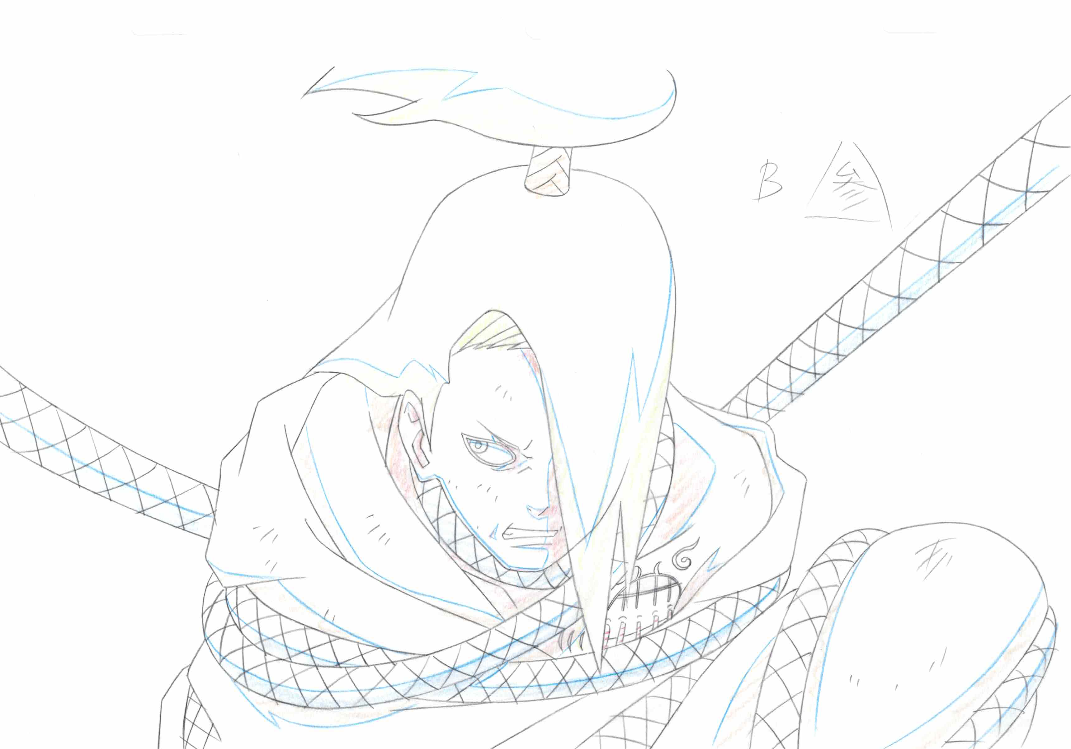 火影忍者原画（迪达拉）