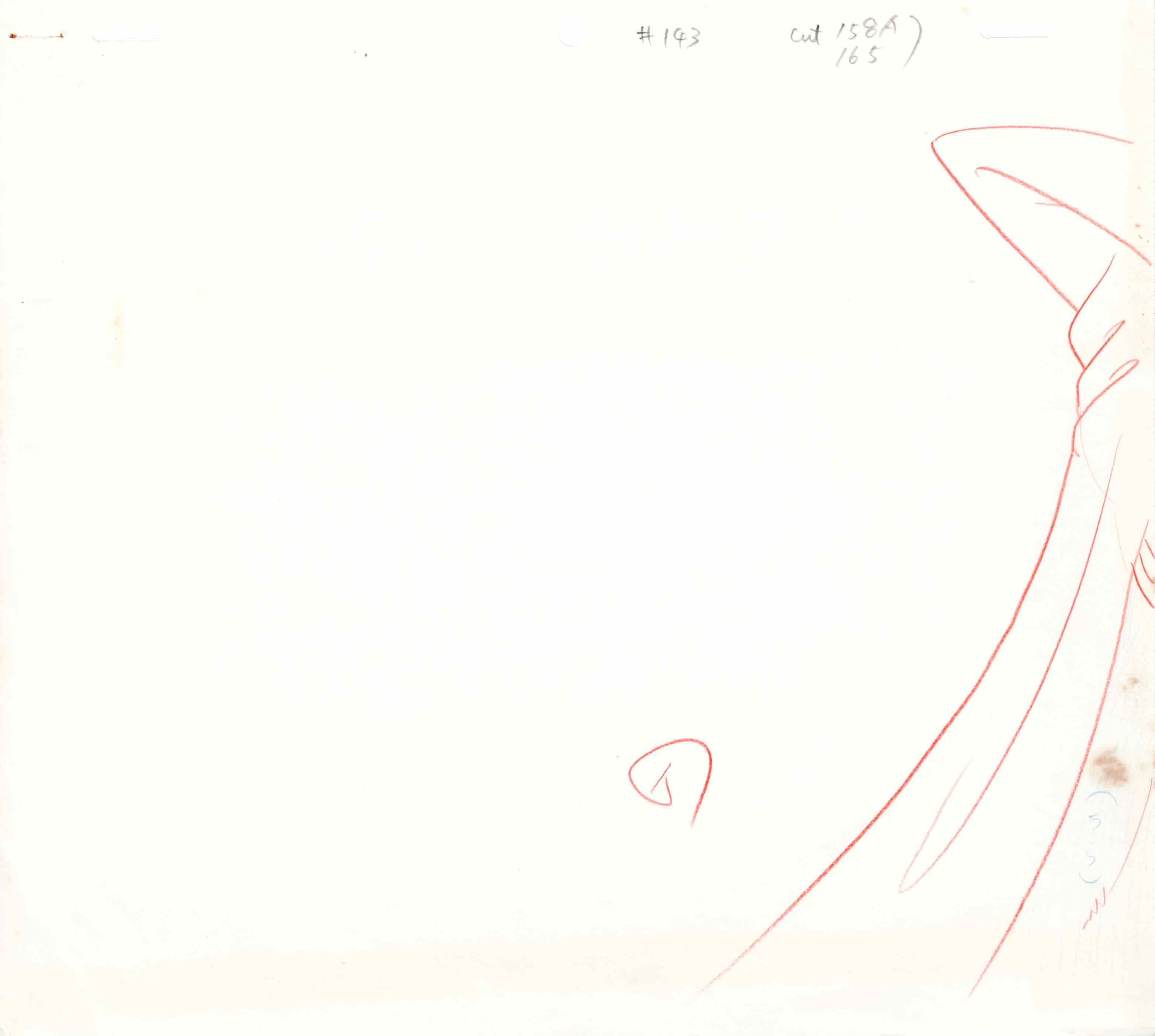 Boceto original de Dragon Ball (piccolo)