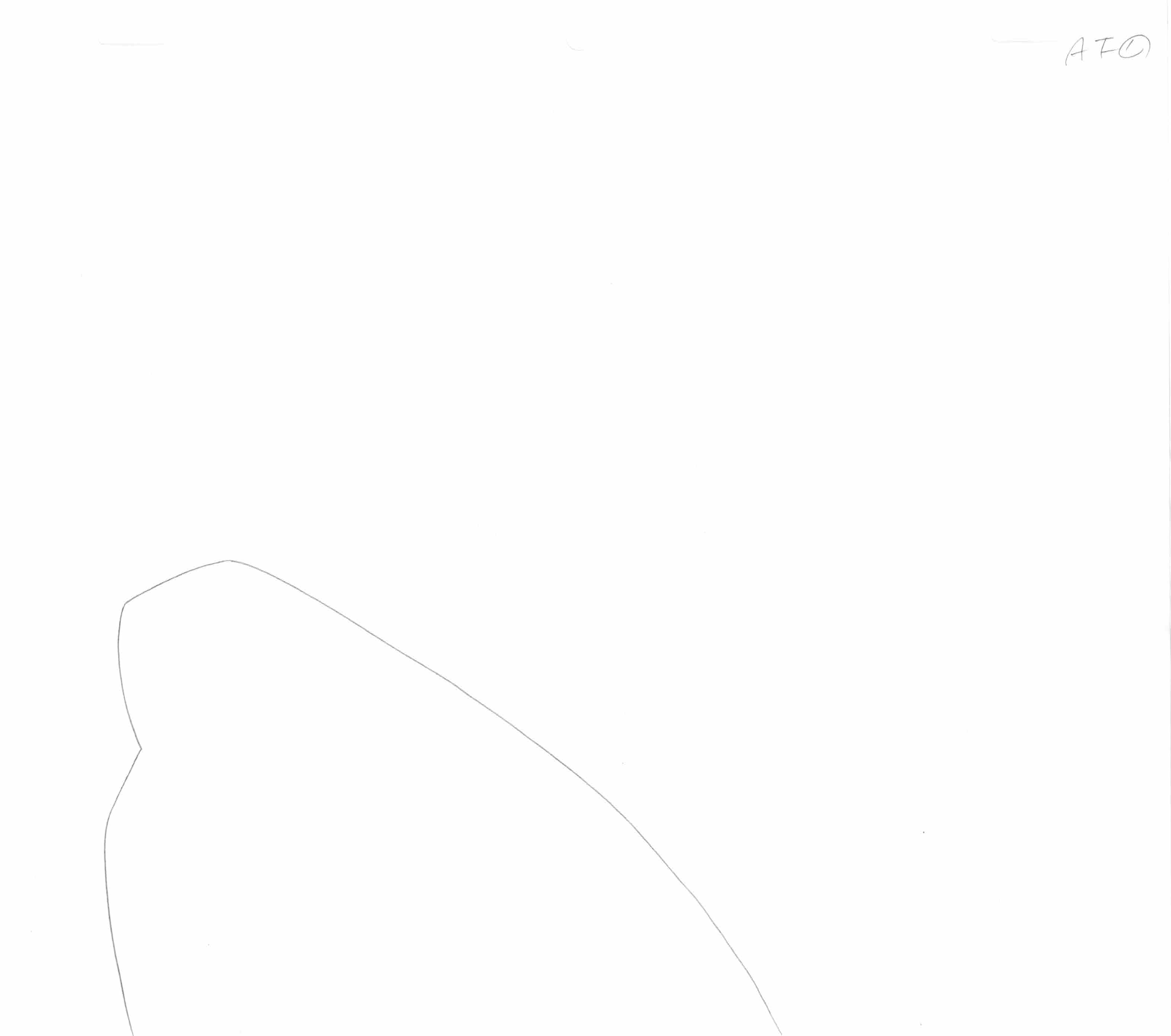 Boceto original de Bleach (Kurosaki Ichigo)