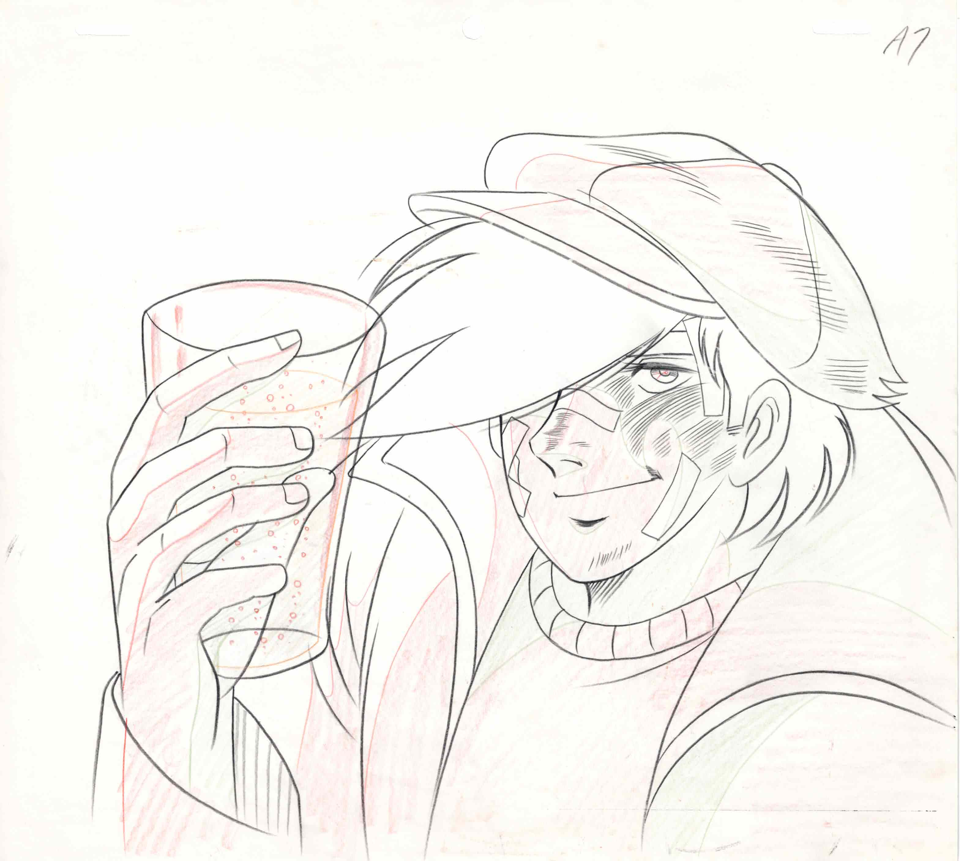Tomorrow's Joe original Drawing (Joe Yabuki)