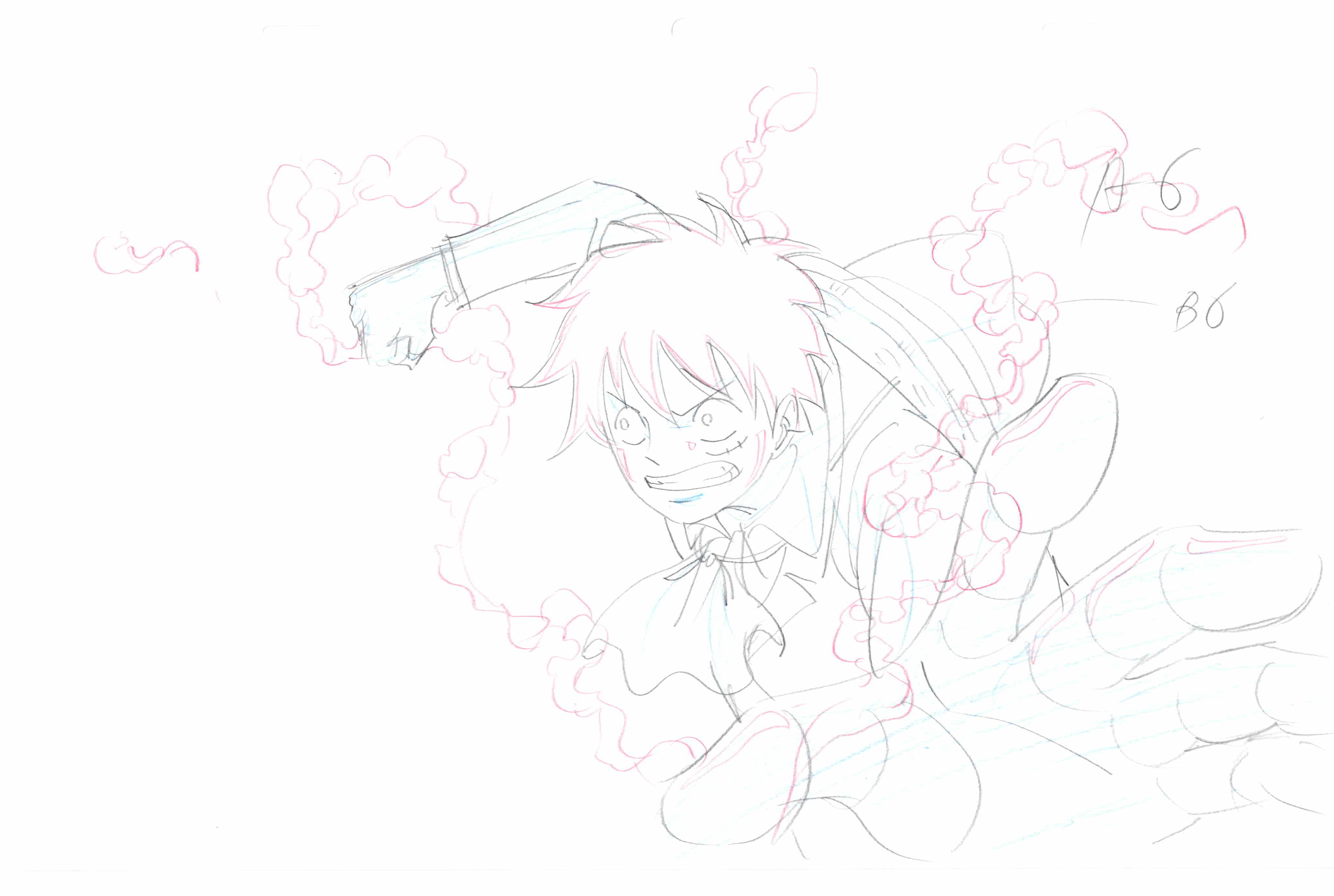 One Piece Original Sketch (Monkey D. Luffy)