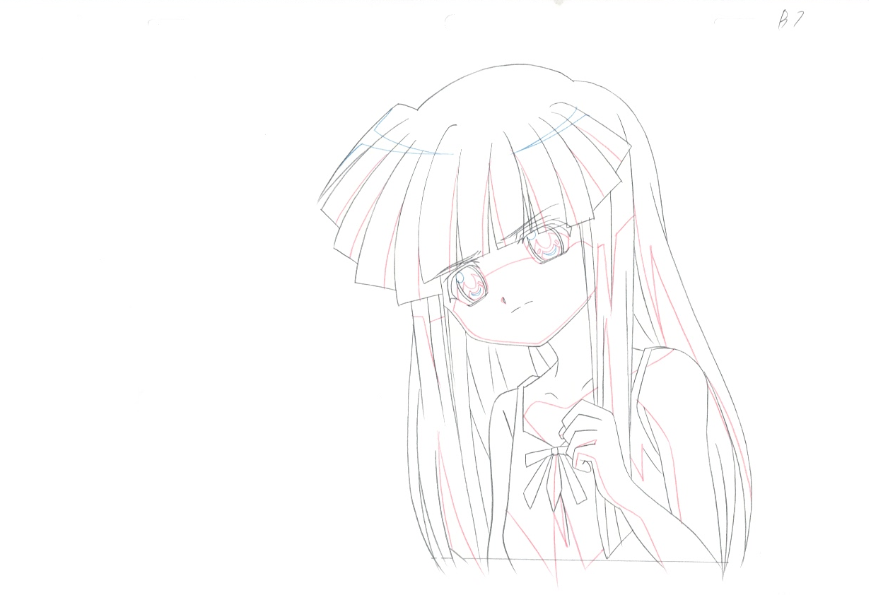 Higurashi When They Cry Original Drawing (Furude Rika) 2-page Set