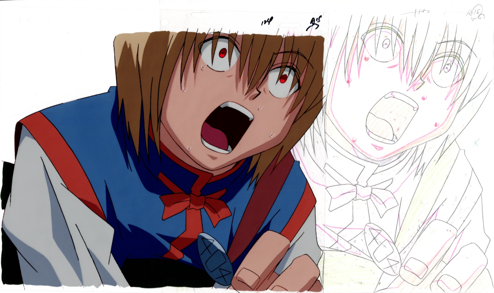 Hunter x Hunter Original Cel & Drawing (Kurapika)