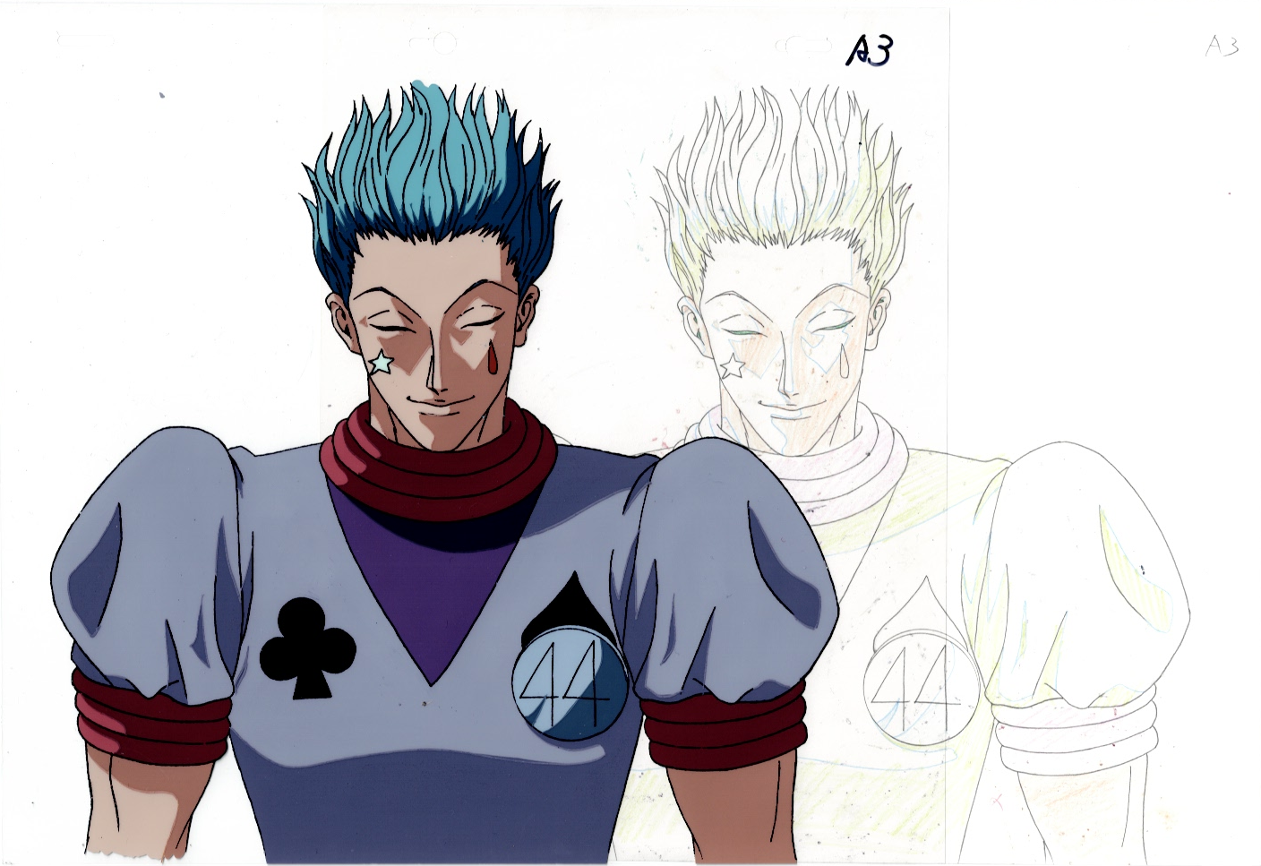 Hunter x Hunter Original Cel and Drawing (Hisoka)