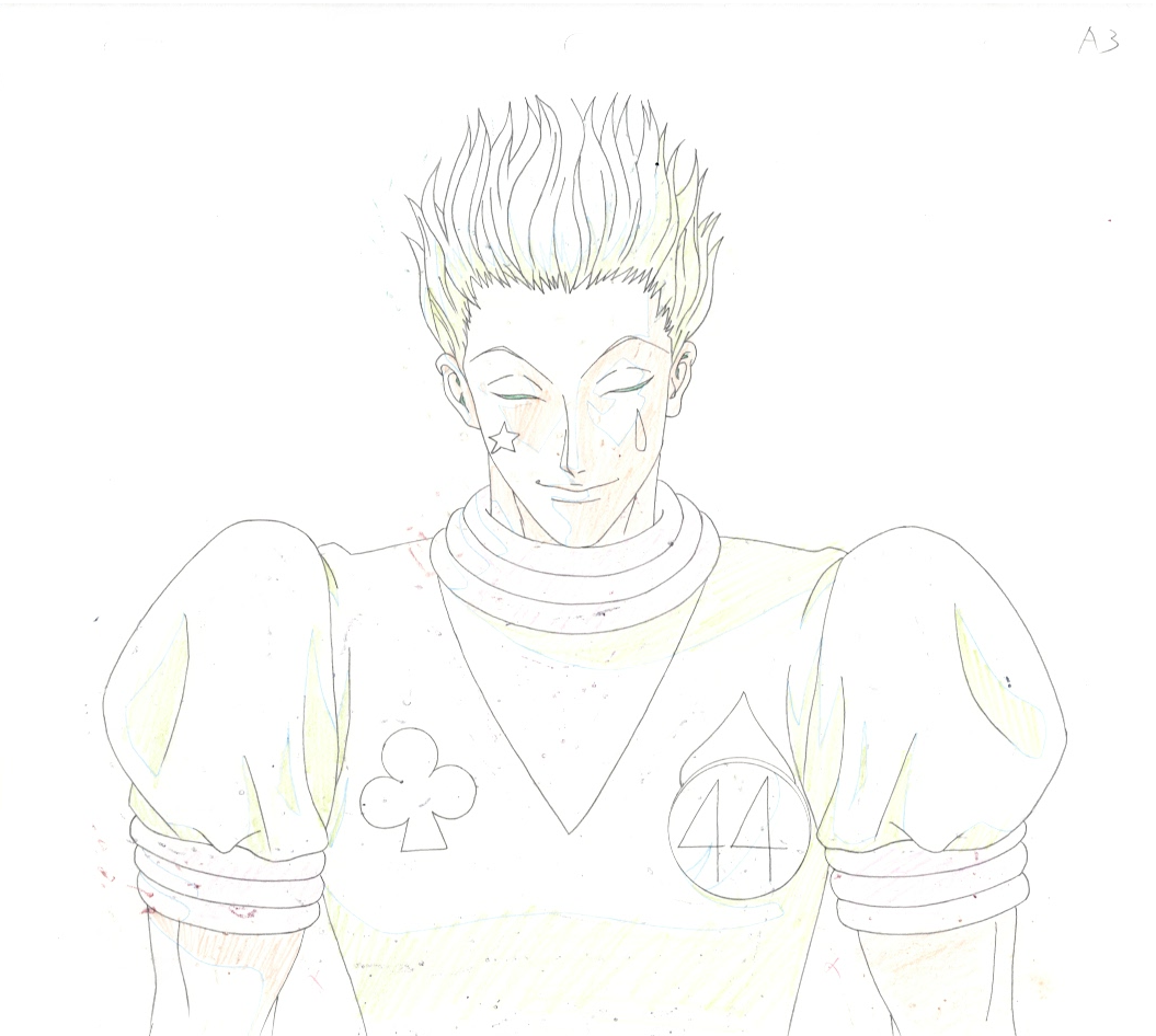 Hunter x Hunter Original Cel and Drawing (Hisoka)
