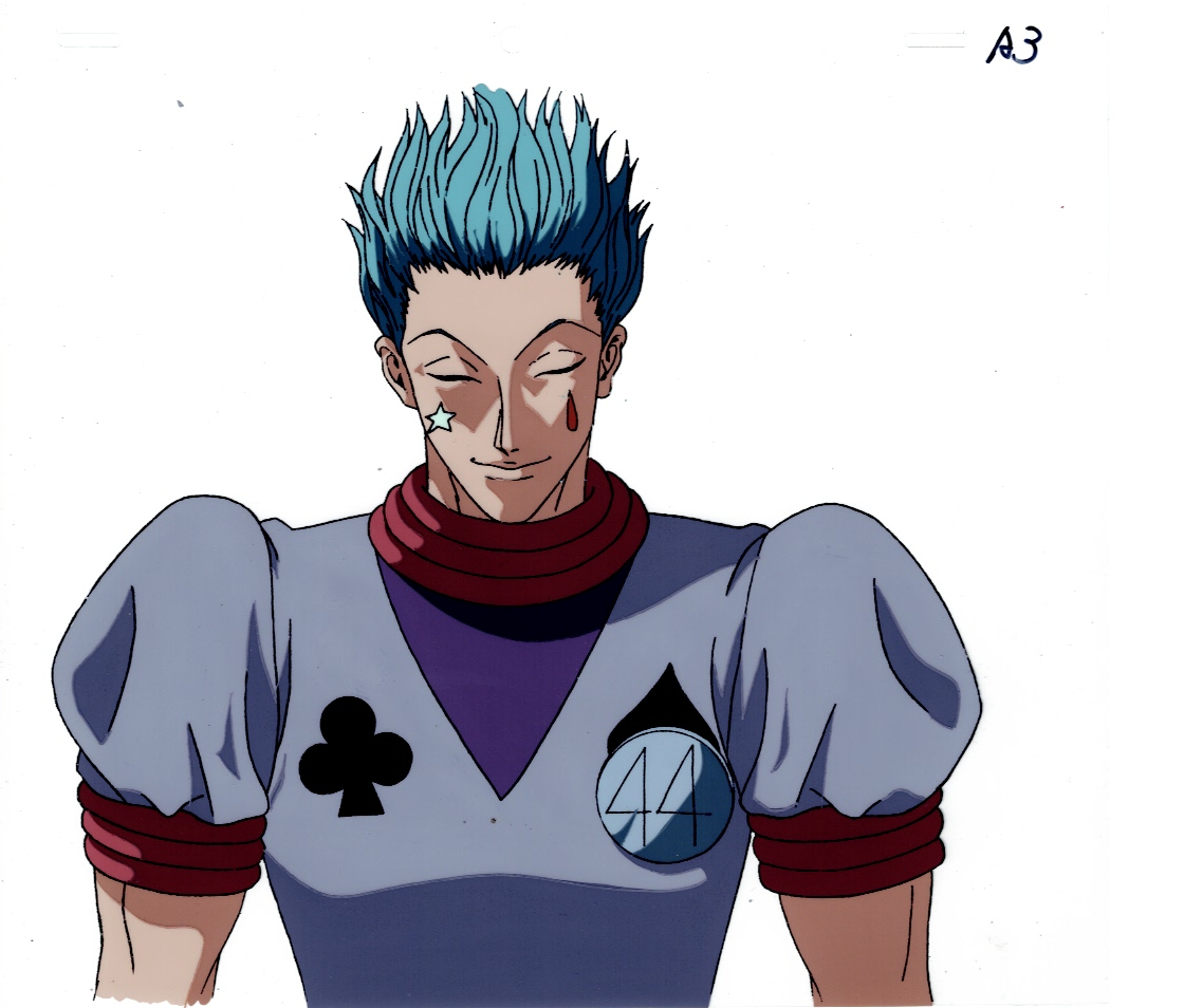 HUNTER×HUNTER ハンターハンター　HISOKA ヒソカ 原画 セル画 Hunter x Hunter Original Cel and Drawing (Hisoka) – Japanime Art