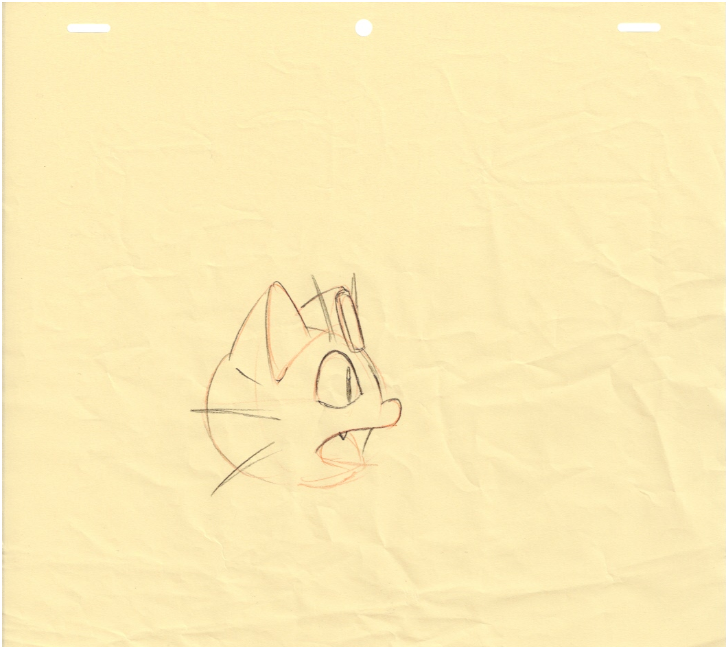 Pokémon Original Drawing (Meowth)