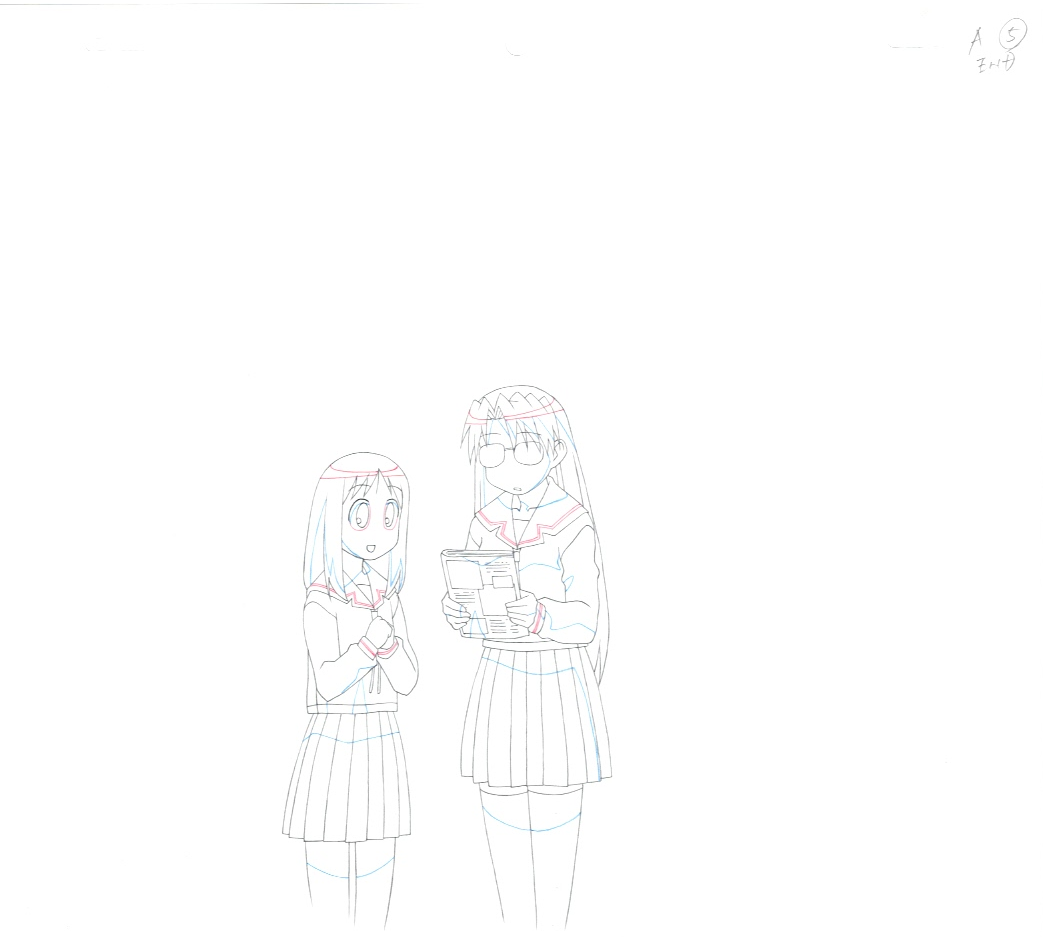 Azumanga Daioh (Kasuga Ayumu,Koyomi Mizuhara) Original Drawing