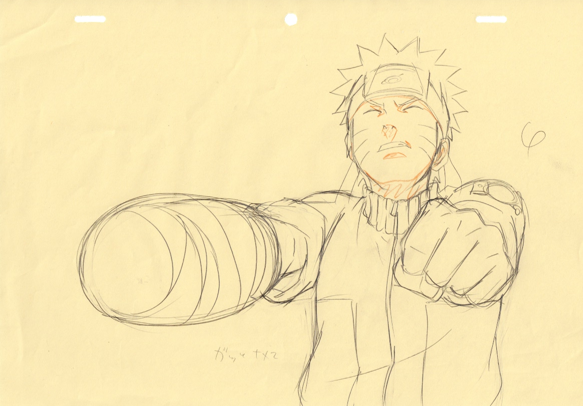 Naruto Shippuden Original Drawing (Naruto Uzumaki)