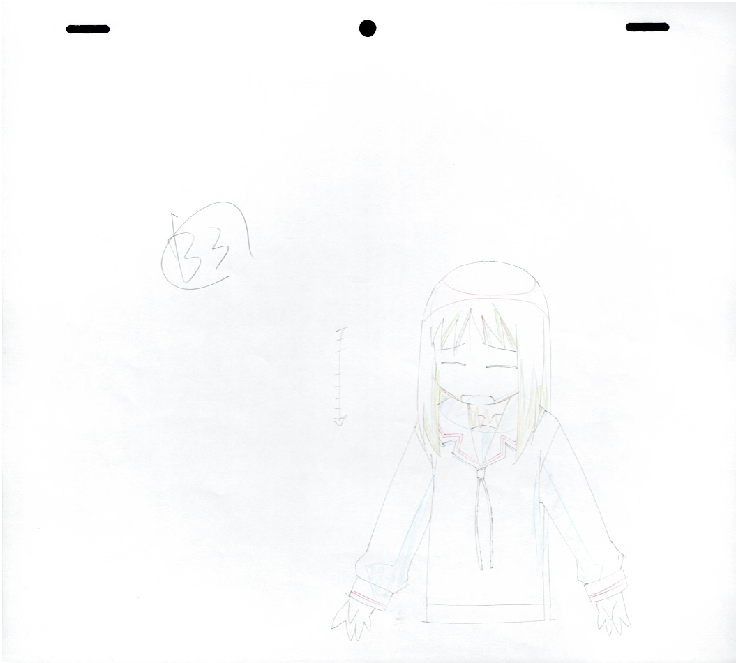 Azumanga Daioh Original Drawing 4 Page set (Kasuga Ayumu、Kagura)