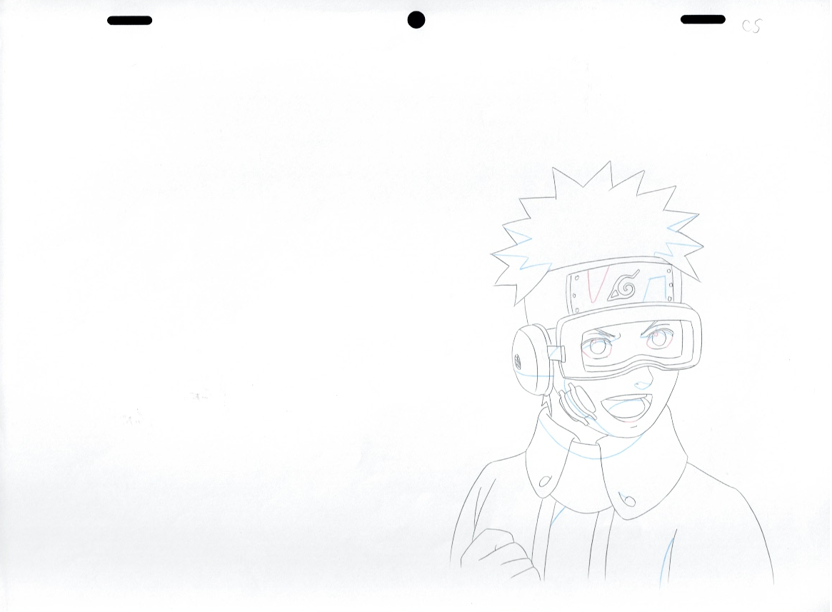 Naruto Shippuden Original Sketch (Obito Uchiha) 3 page set